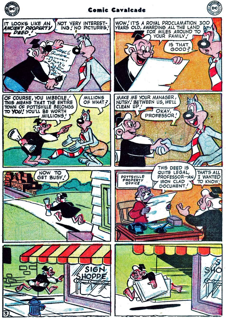 Read online Comic Cavalcade comic -  Issue #60 - 30