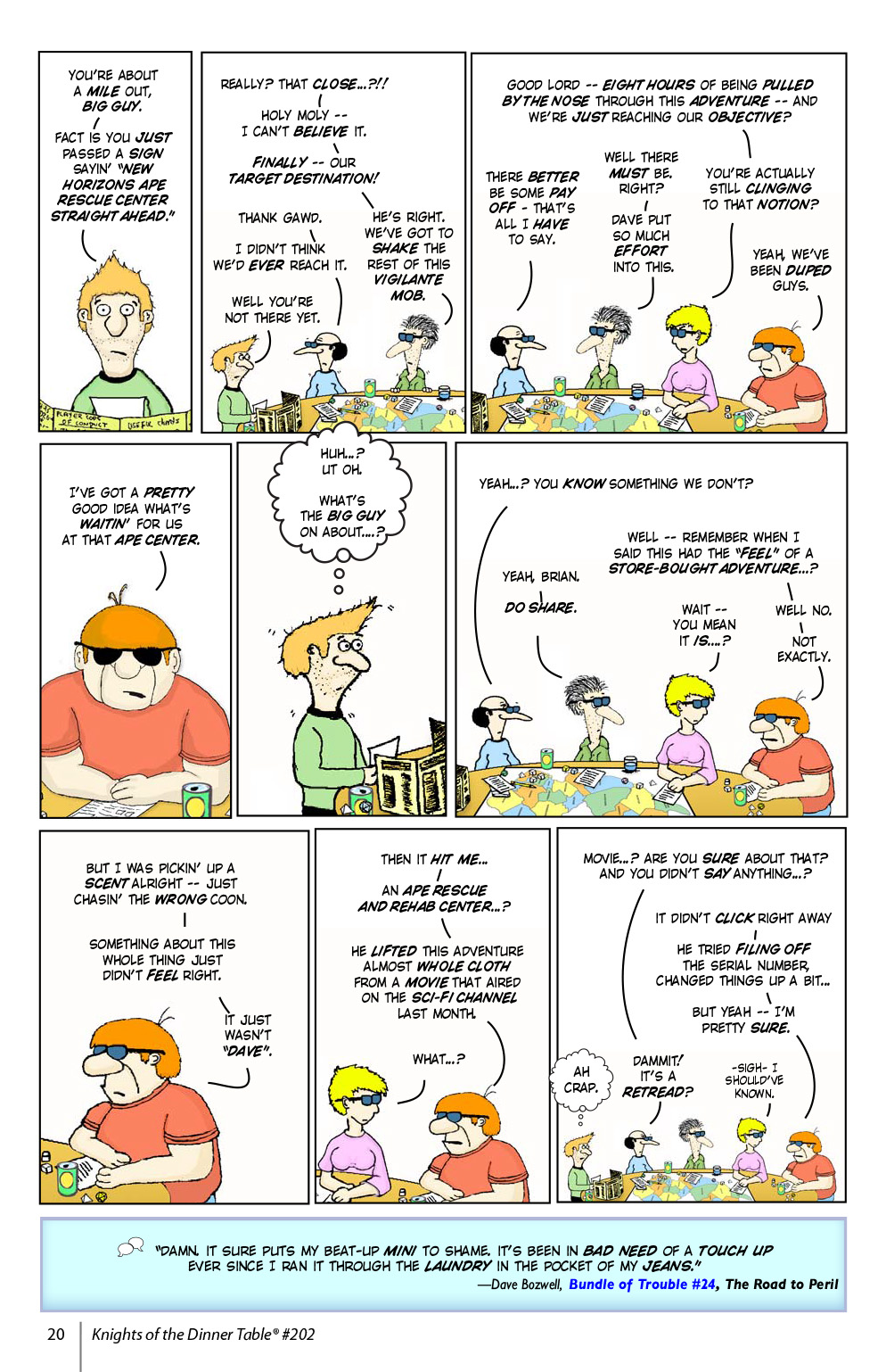 Read online Knights of the Dinner Table comic -  Issue #202 - 22