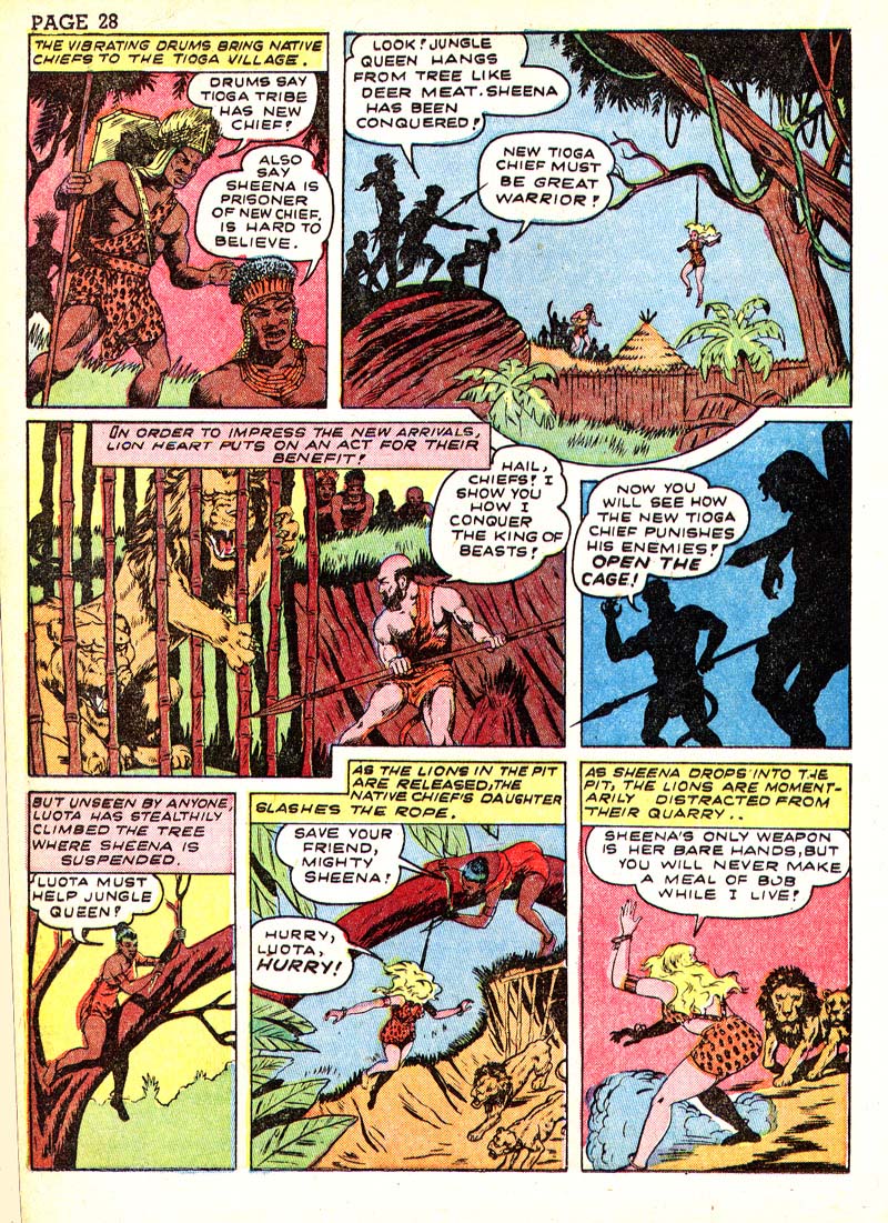 Read online Sheena, Queen of the Jungle (1942) comic -  Issue #3 - 31