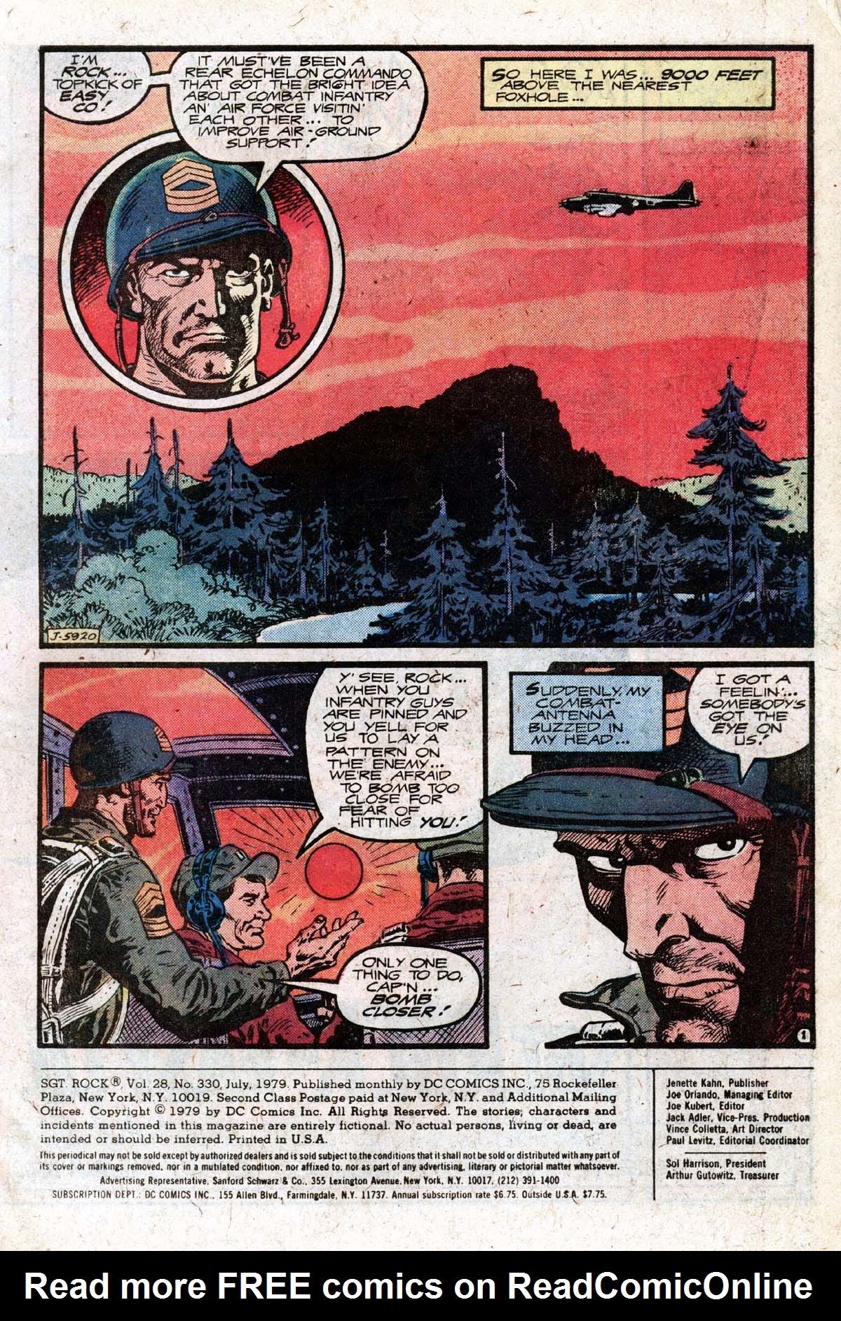 Read online Sgt. Rock comic -  Issue #330 - 2