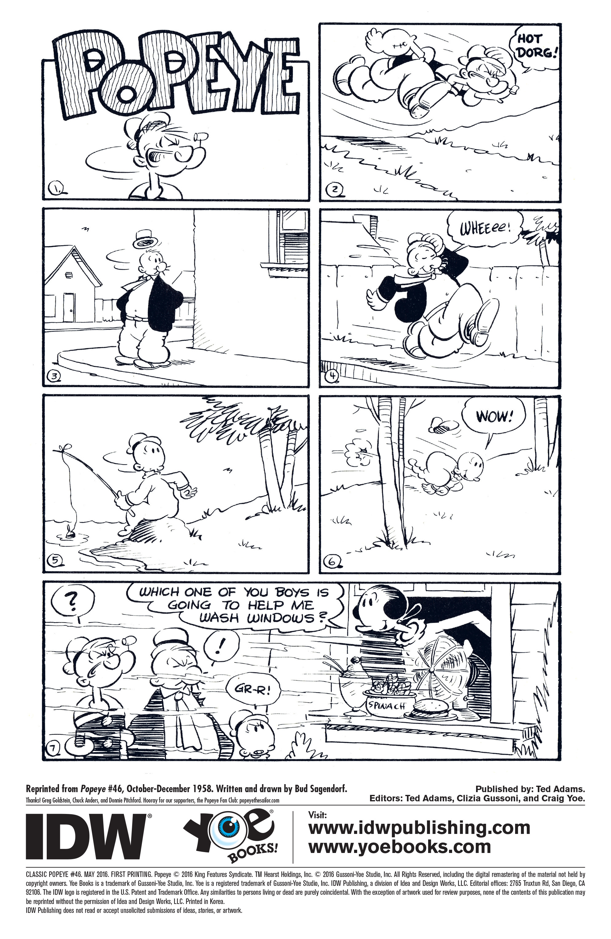 Read online Classic Popeye comic -  Issue #46 - 2