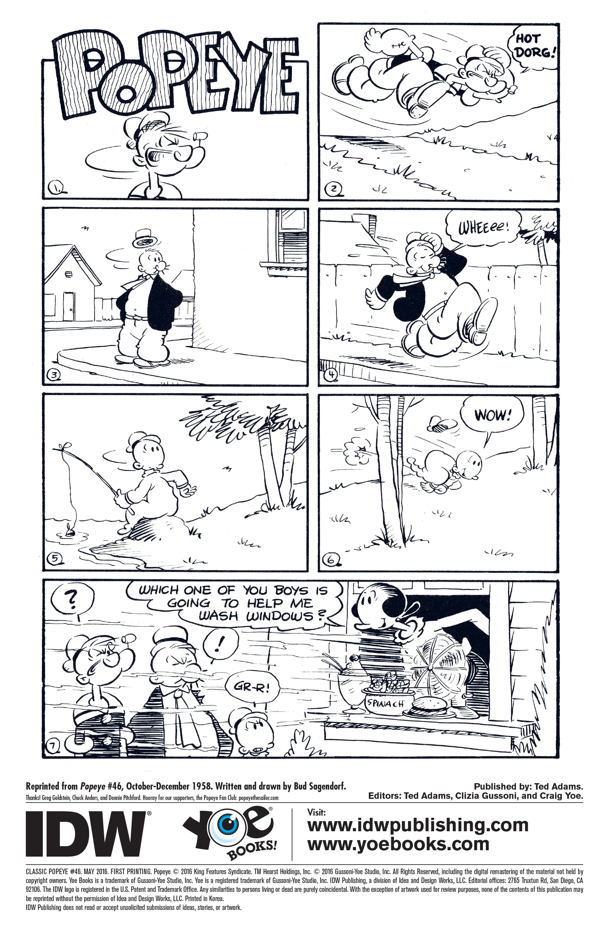 Read online Classic Popeye comic -  Issue #46 - 2