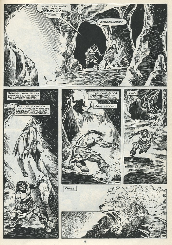 Read online The Savage Sword Of Conan comic -  Issue #167 - 37