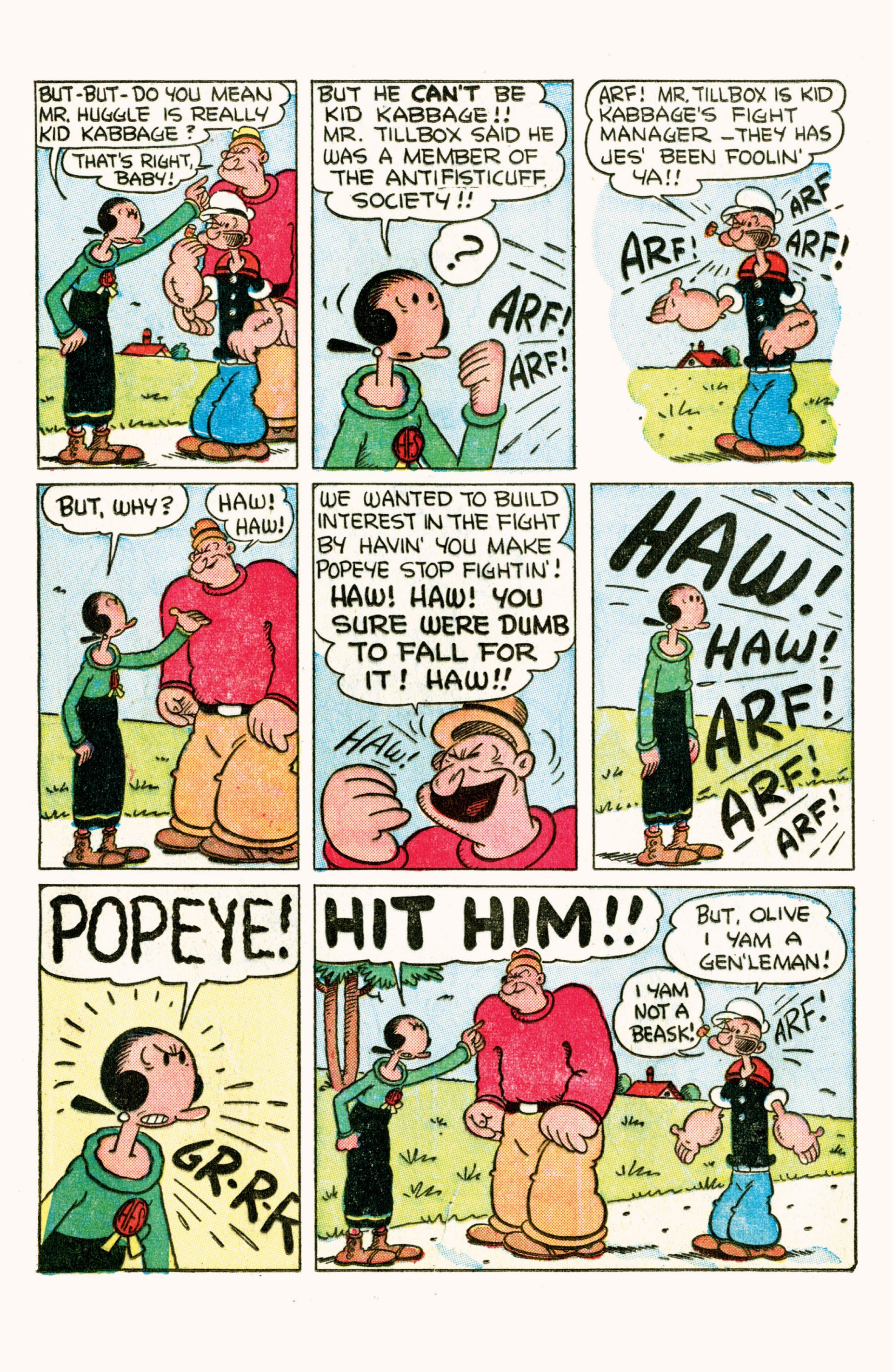 Read online Classic Popeye comic -  Issue #1 - 16