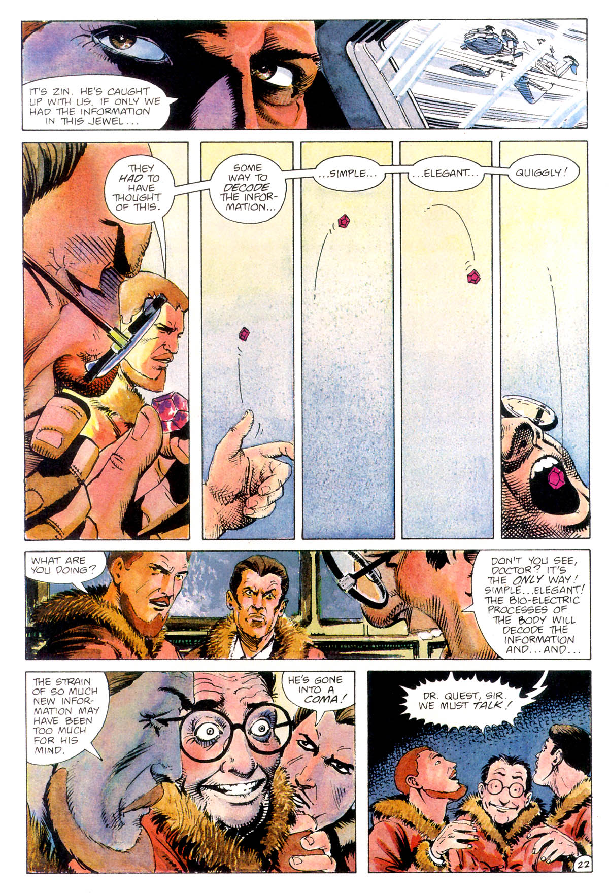 Read online Jonny Quest comic -  Issue #6 - 25