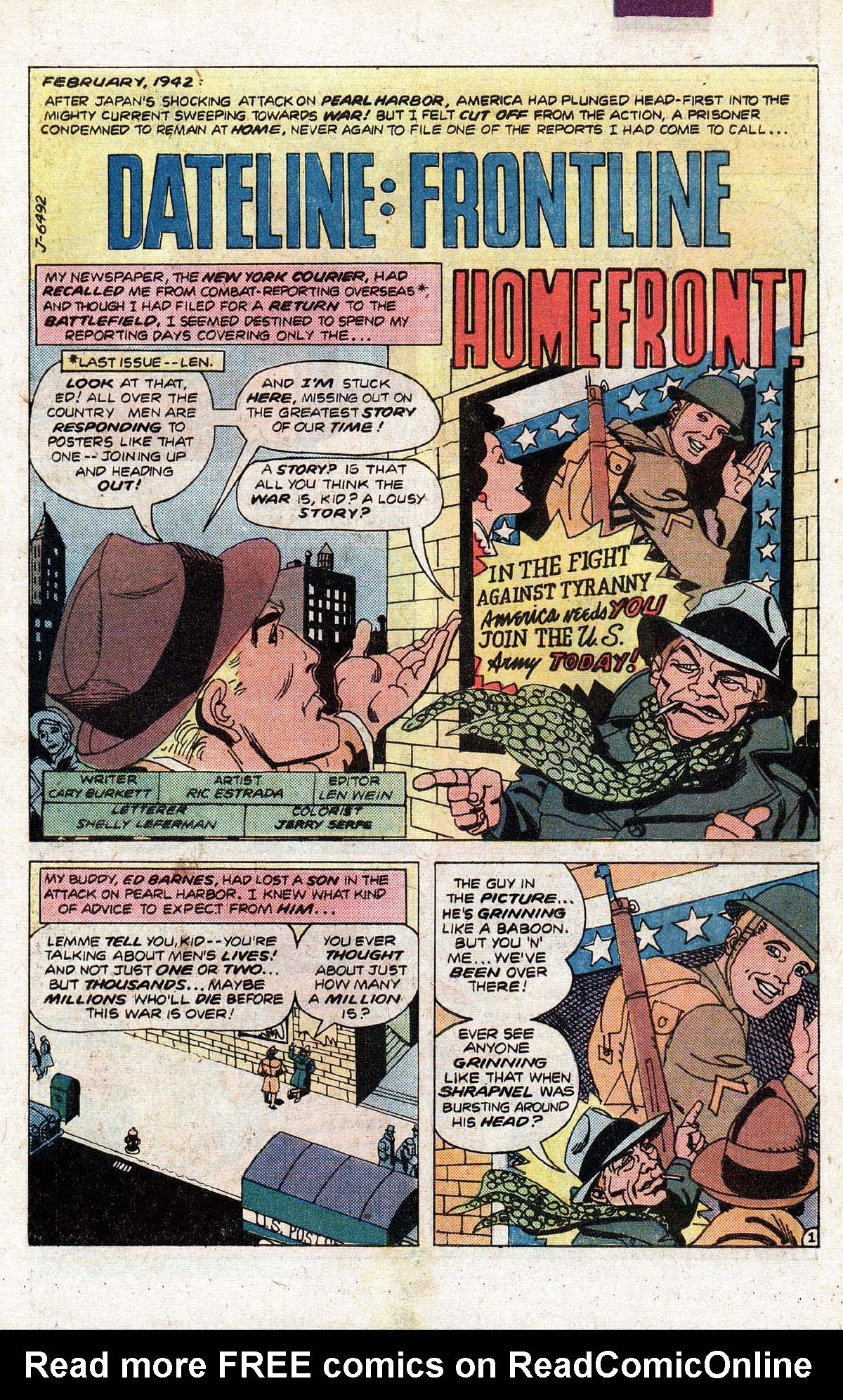 Read online Unknown Soldier (1977) comic -  Issue #244 - 27