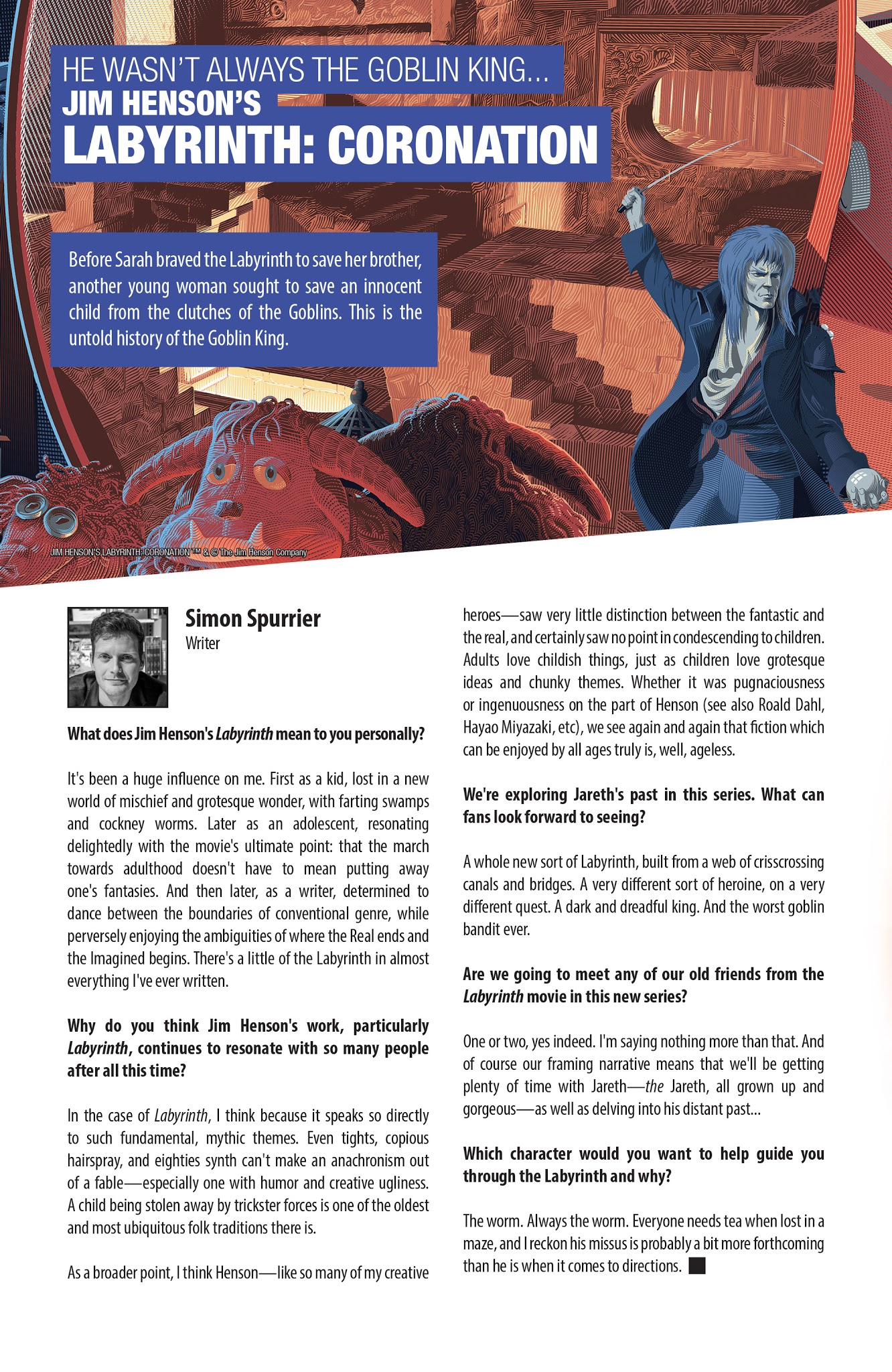 Read online Jim Henson's Labyrinth: Coronation comic -  Issue #1 - 24