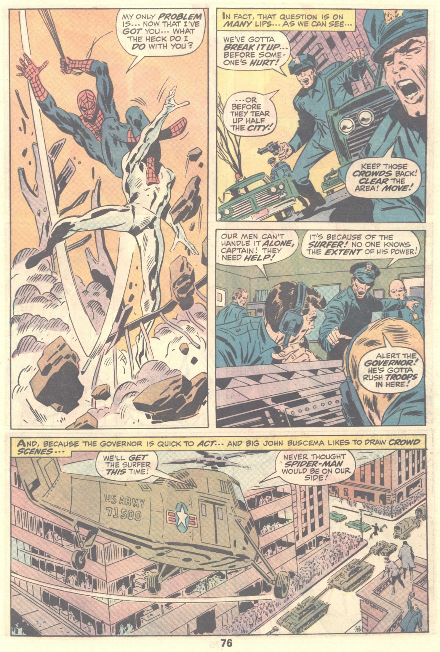 Read online Marvel Treasury Edition comic -  Issue #9 - 76
