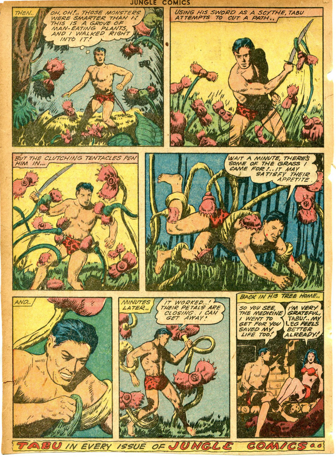 Read online Jungle Comics comic -  Issue #58 - 28