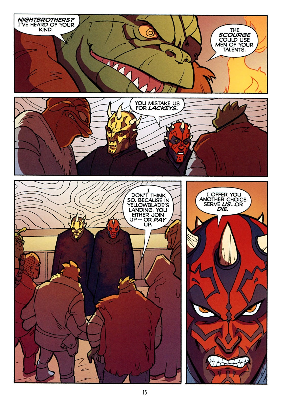 Star Wars: The Clone Wars - The Sith Hunters issue Full - Page 16