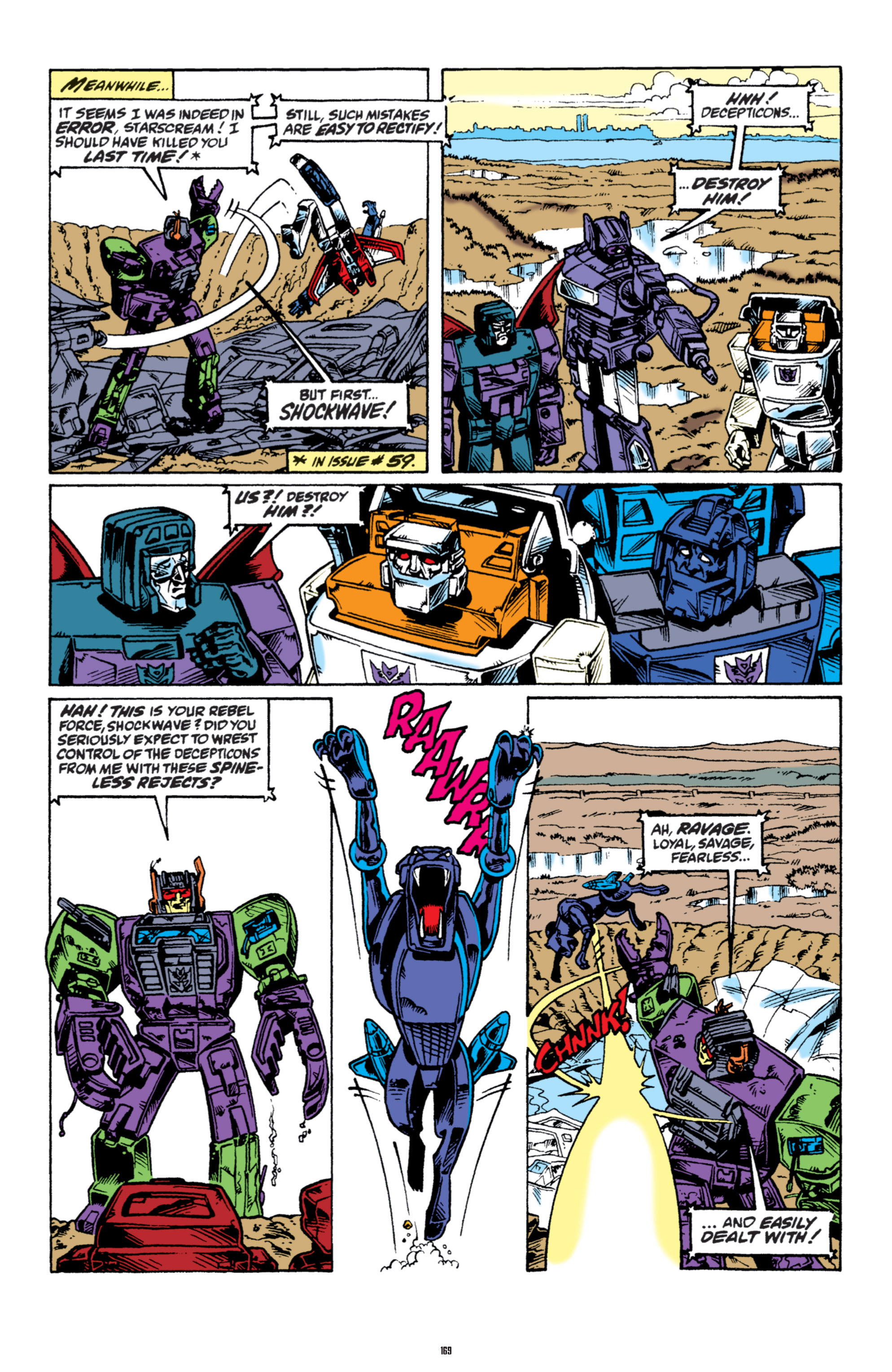 Read online The Transformers Classics comic -  Issue # TPB 6 - 169