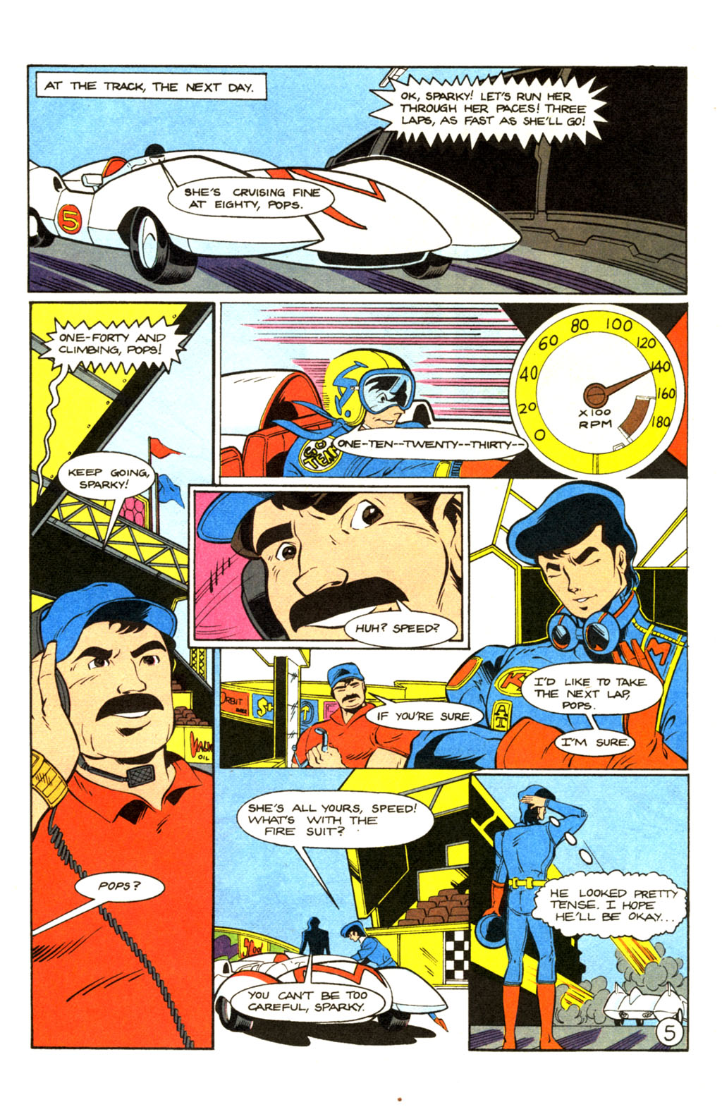 Read online Speed Racer (1987) comic -  Issue #38 - 6