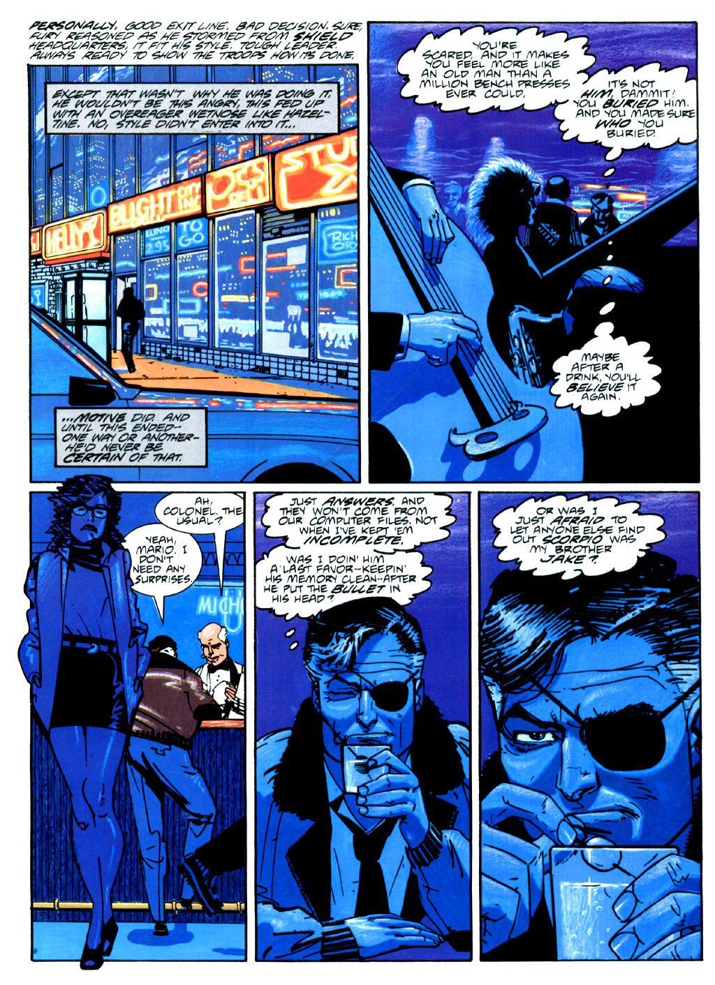 Read online Marvel Graphic Novel comic -  Issue #50 - Wolverine & Nick Fury - The Scorpio Connection - 19