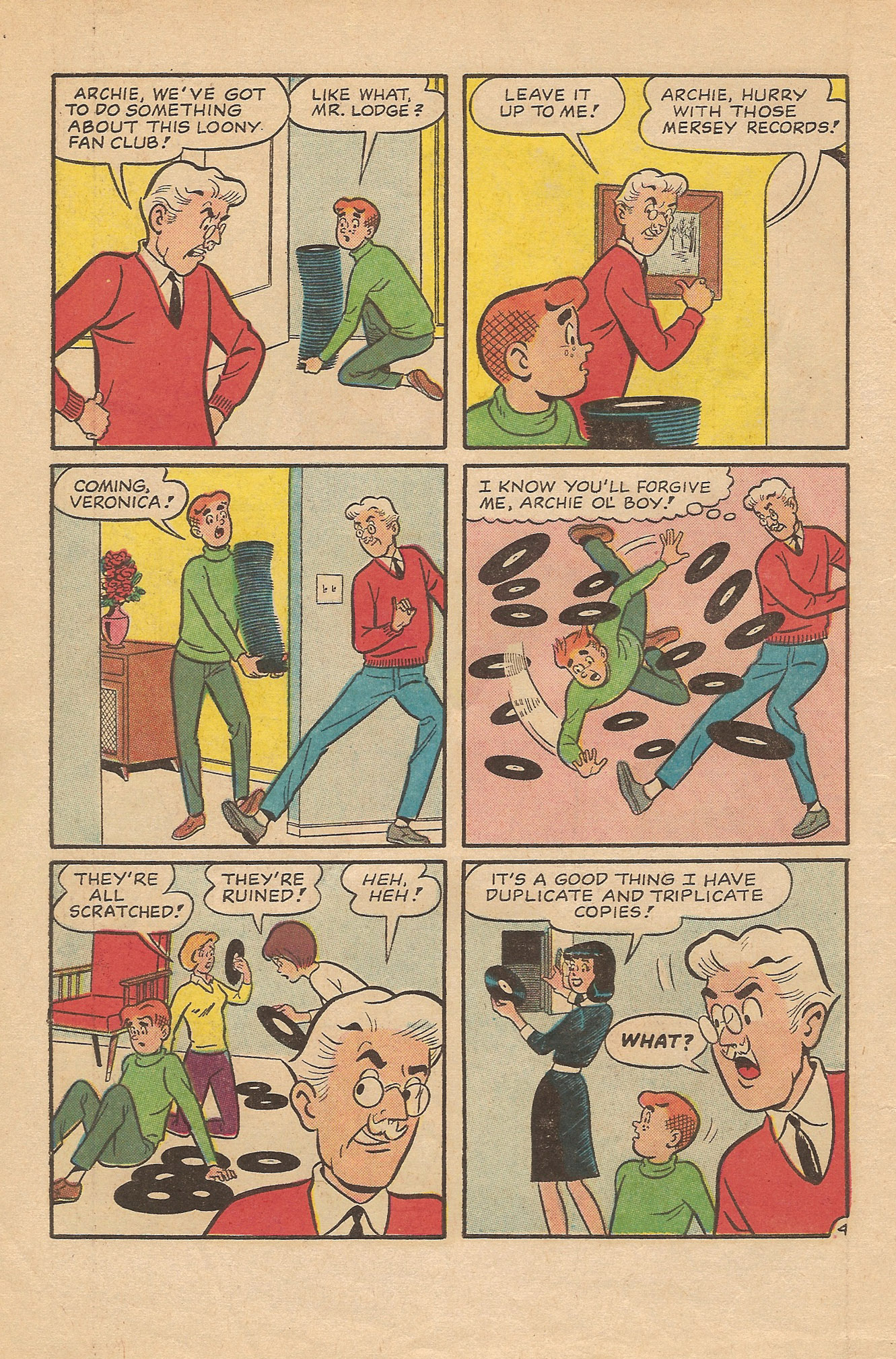 Read online Pep Comics comic -  Issue #194 - 6