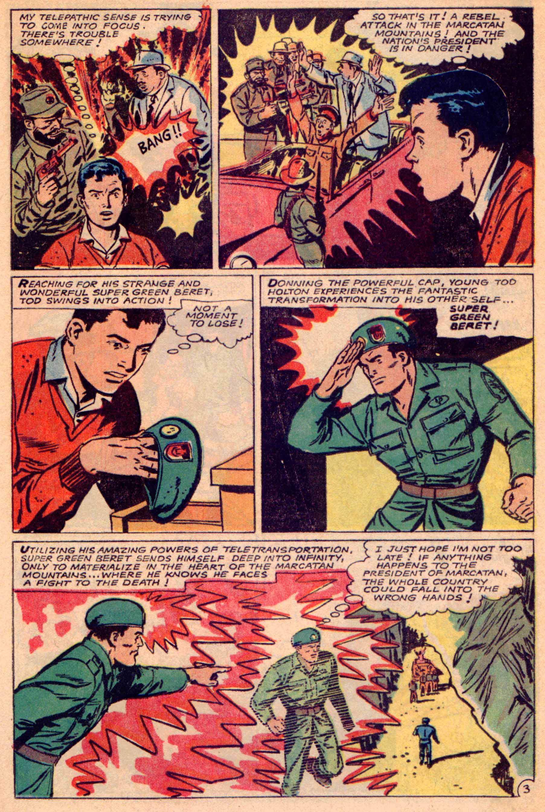 Read online Super Green Beret comic -  Issue #1 - 17