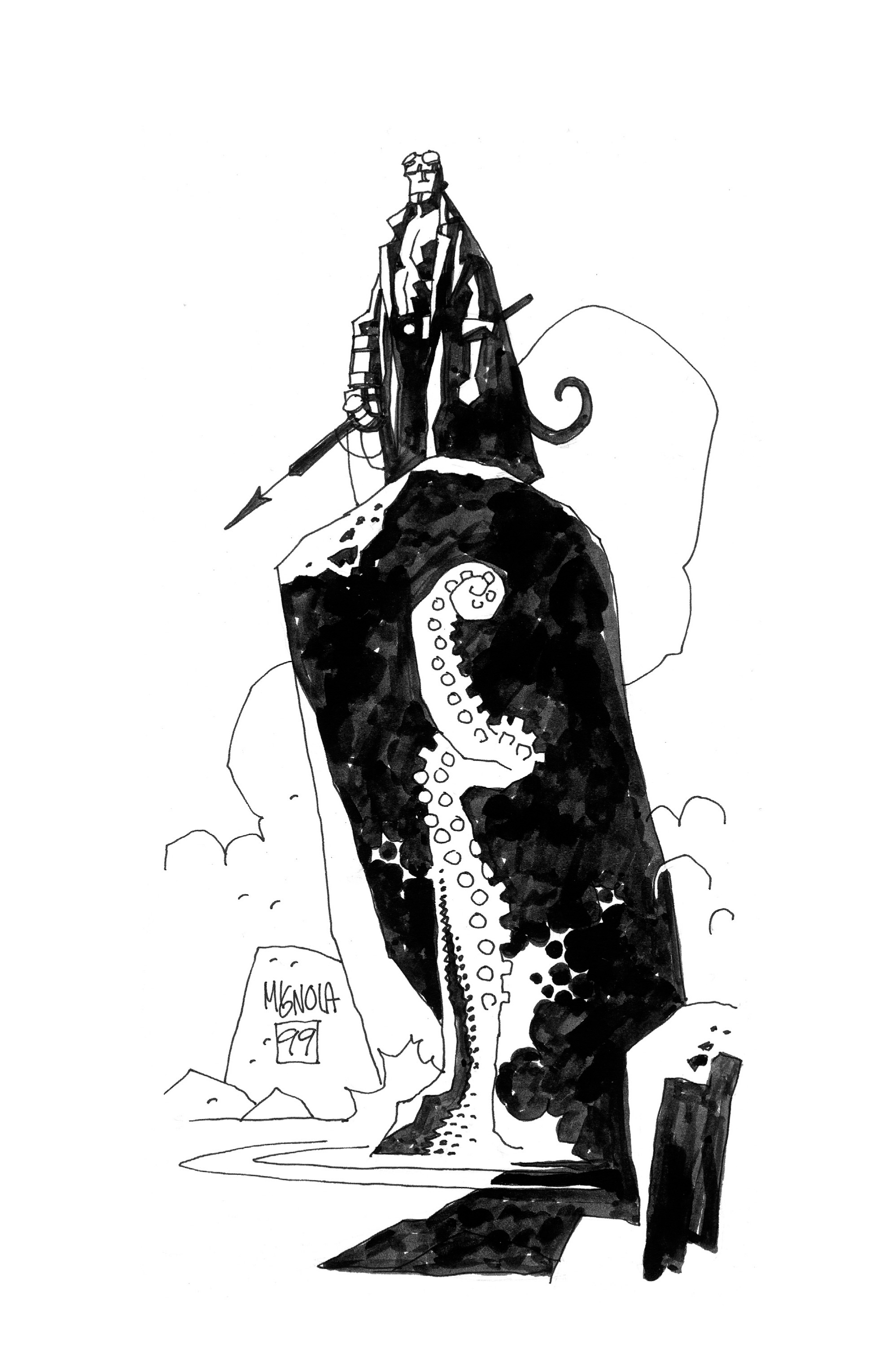 Read online Hellboy comic -  Issue #4 - 145