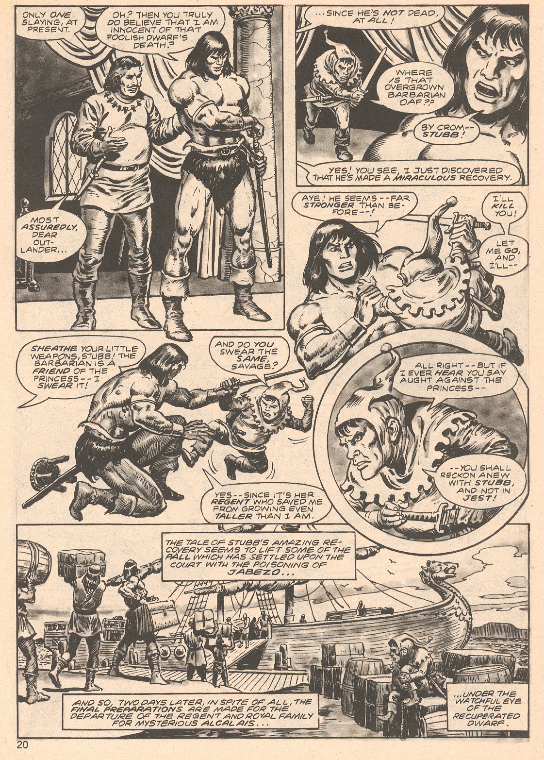 Read online The Savage Sword Of Conan comic -  Issue #66 - 20