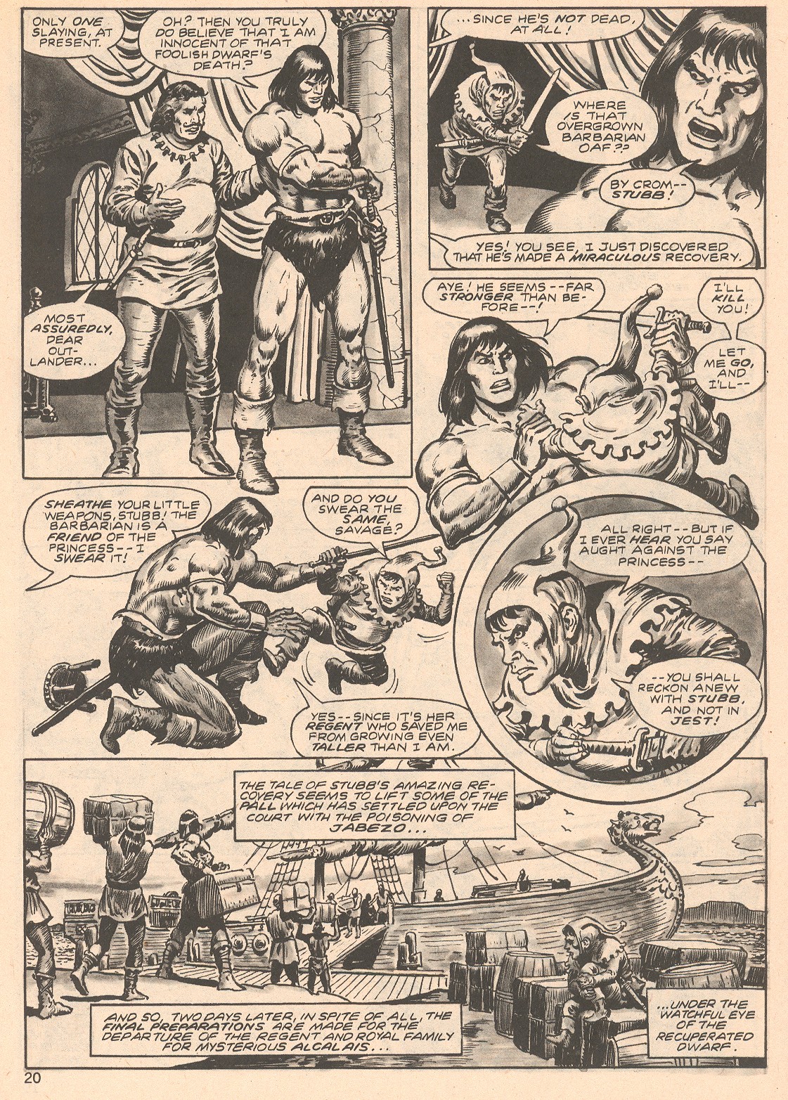 Read online The Savage Sword Of Conan comic -  Issue #66 - 20