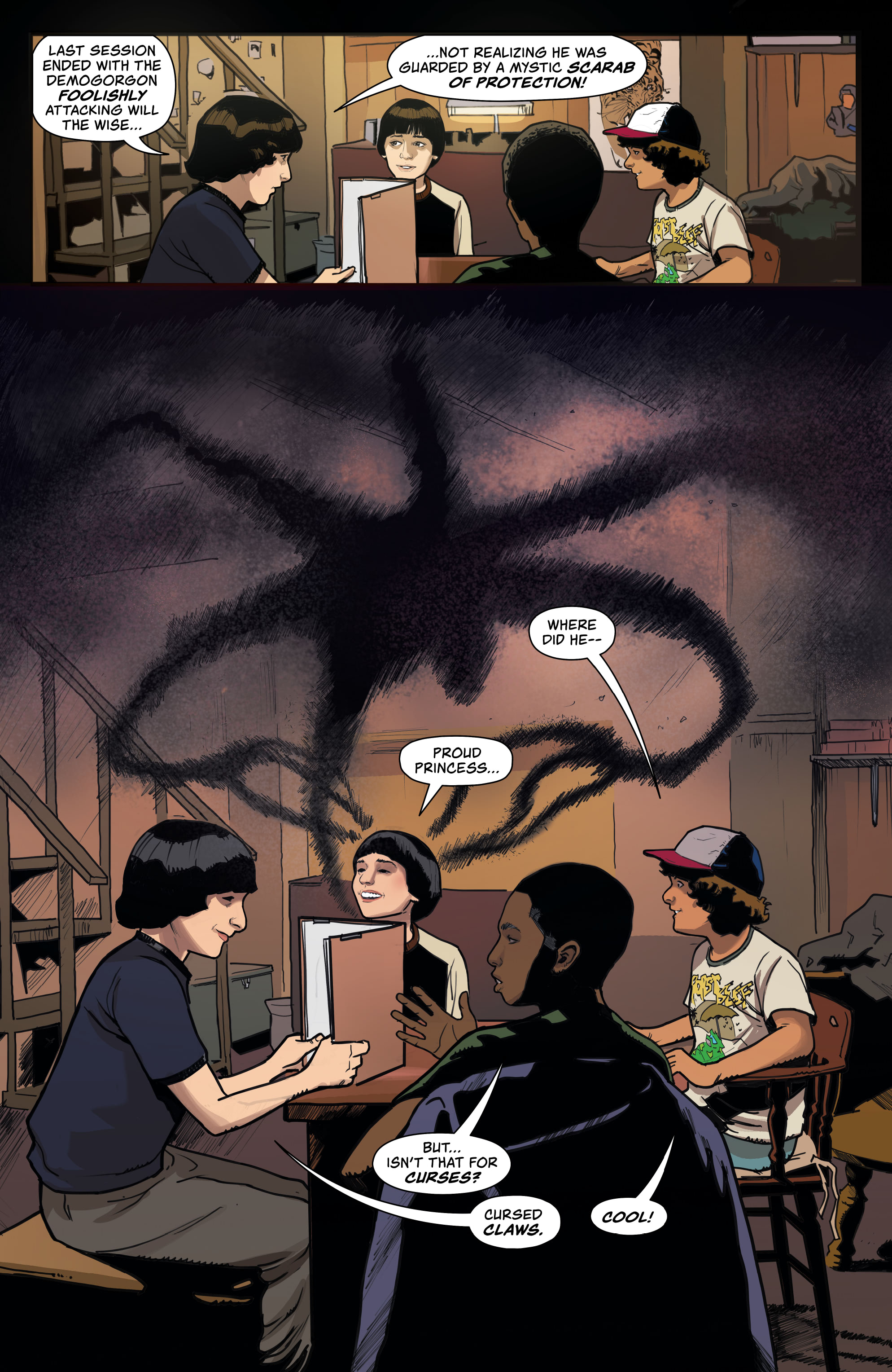 Read online Stranger Things and Dungeons & Dragons comic -  Issue #2 - 22