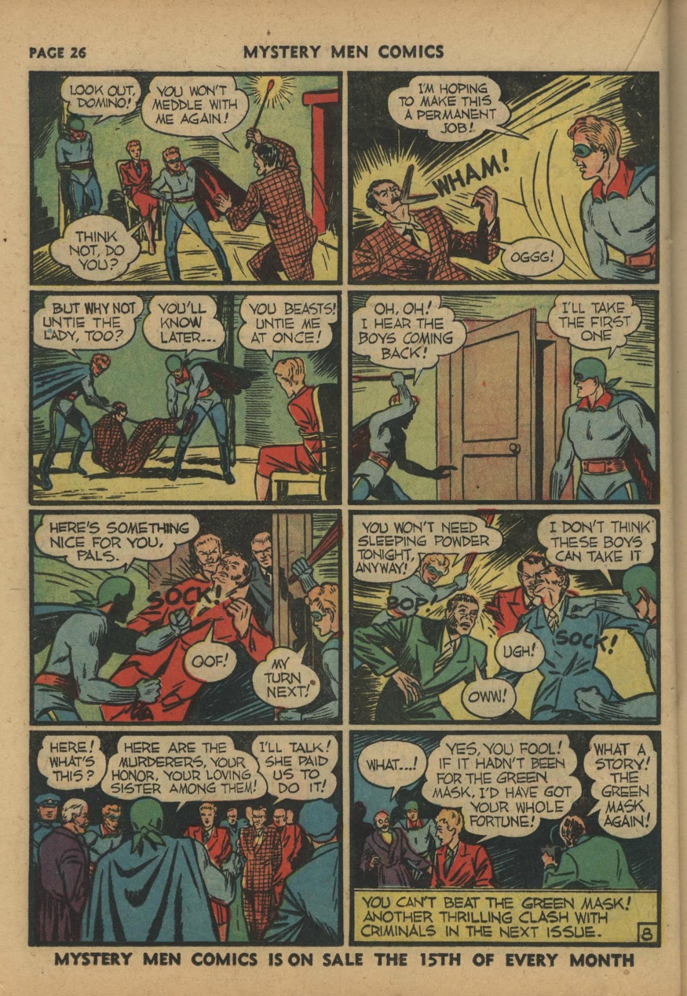 Read online Mystery Men Comics comic -  Issue #19 - 28