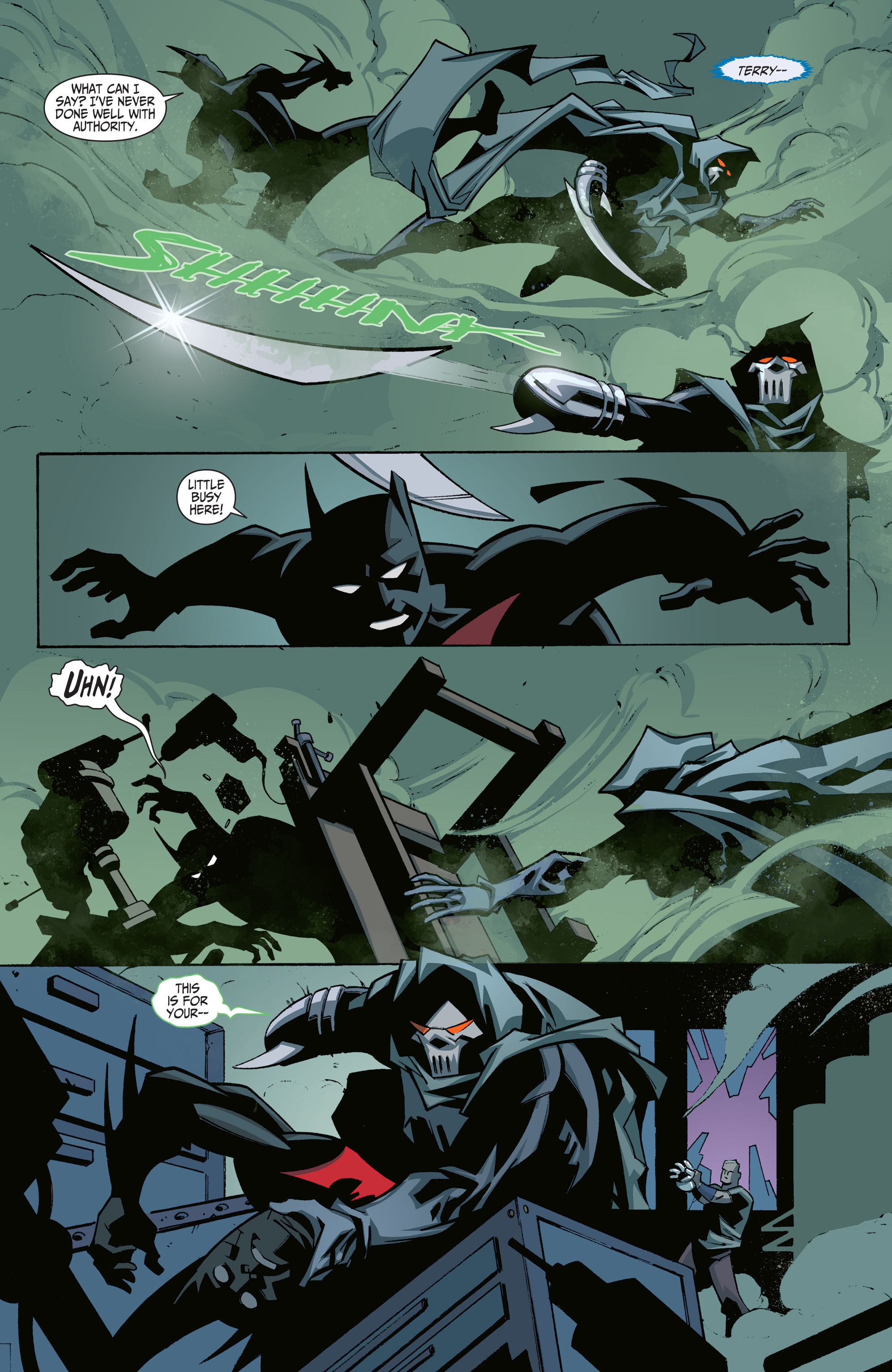 Read online Batman Beyond 2.0 comic -  Issue # _TPB 3 (Part 1) - 23