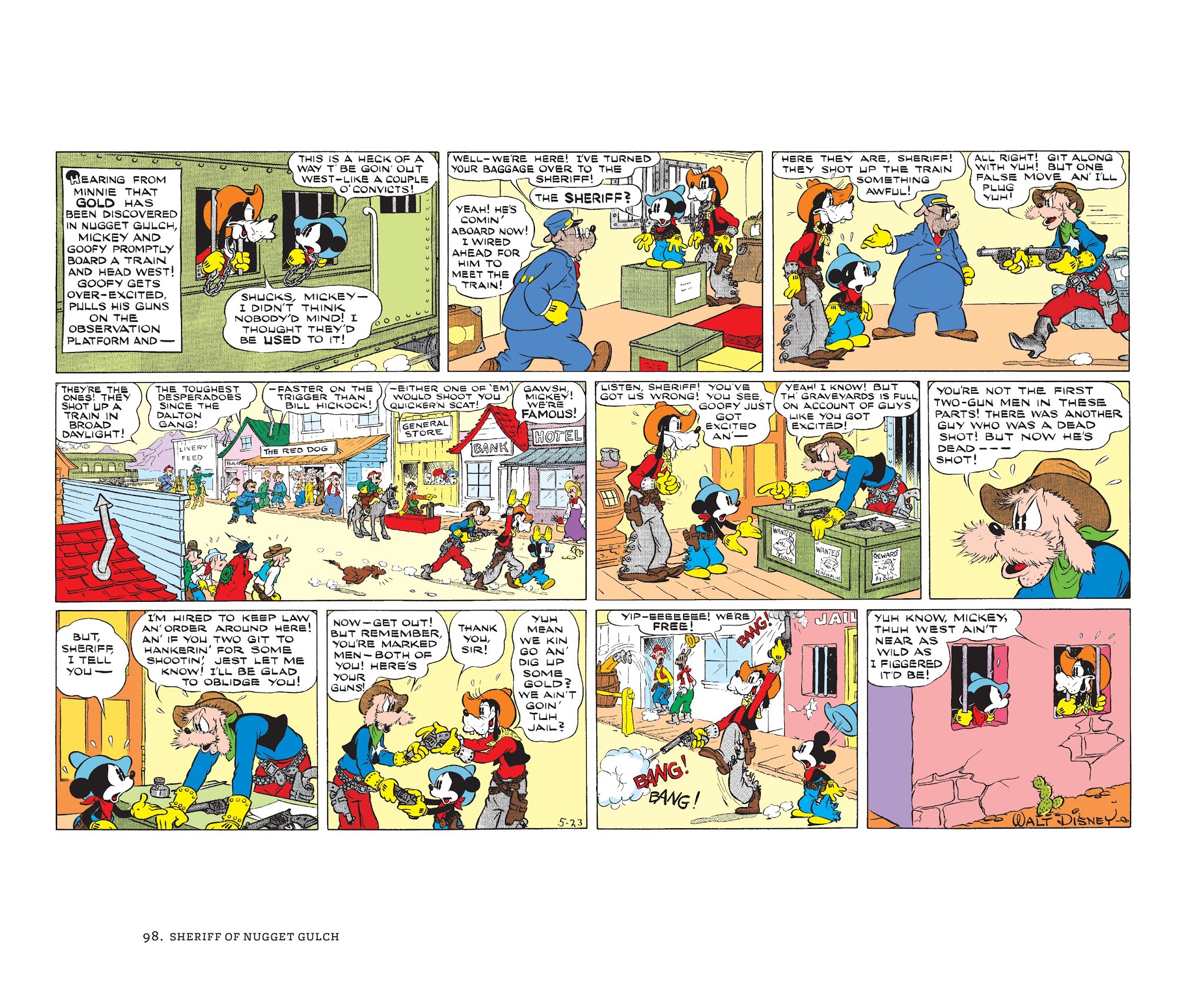 Read online Walt Disney's Mickey Mouse Color Sundays comic -  Issue # TPB 2 (Part 1) - 98