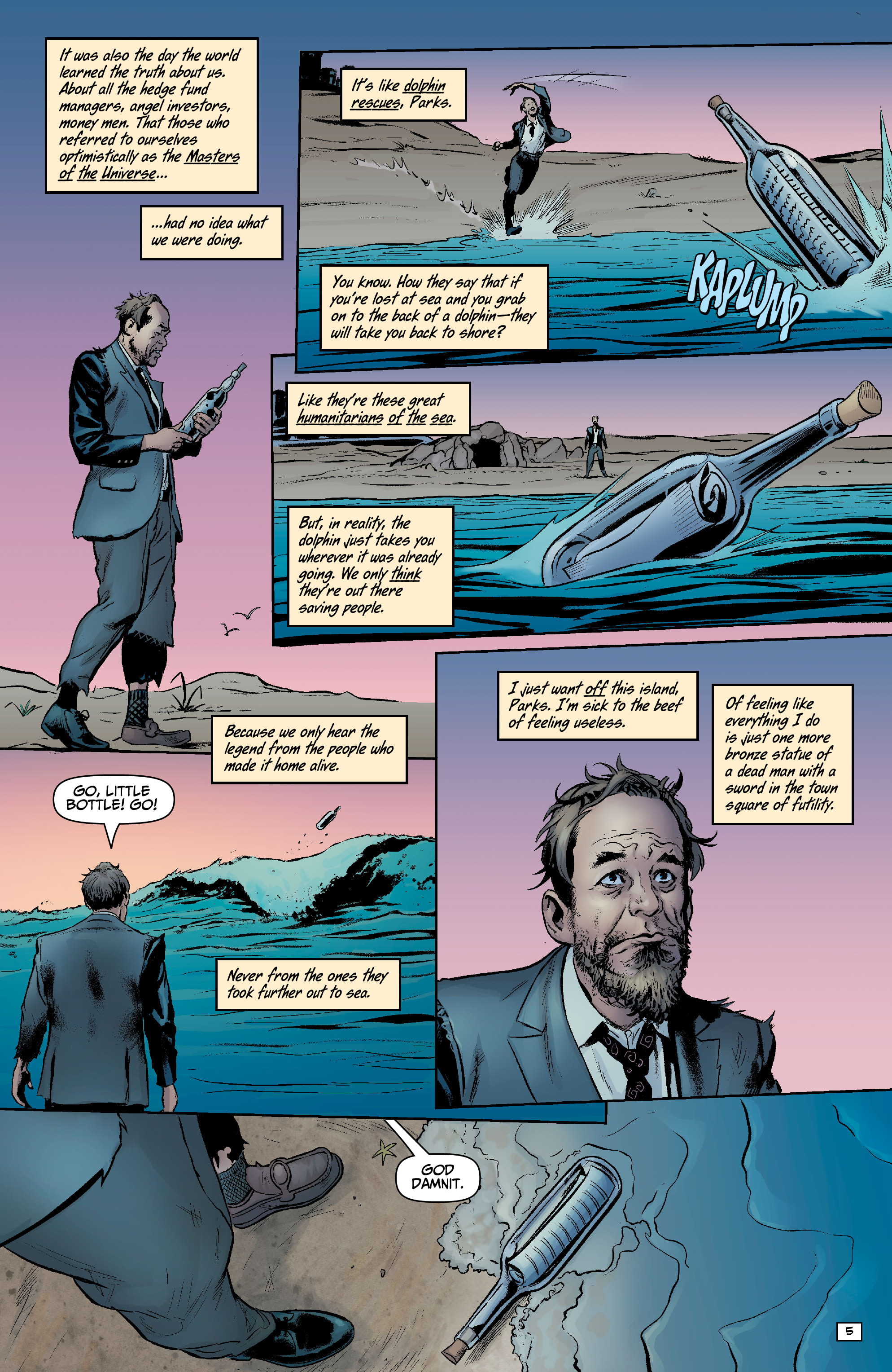 Read online Billionaire Island: Cult of Dogs comic -  Issue #2 - 7
