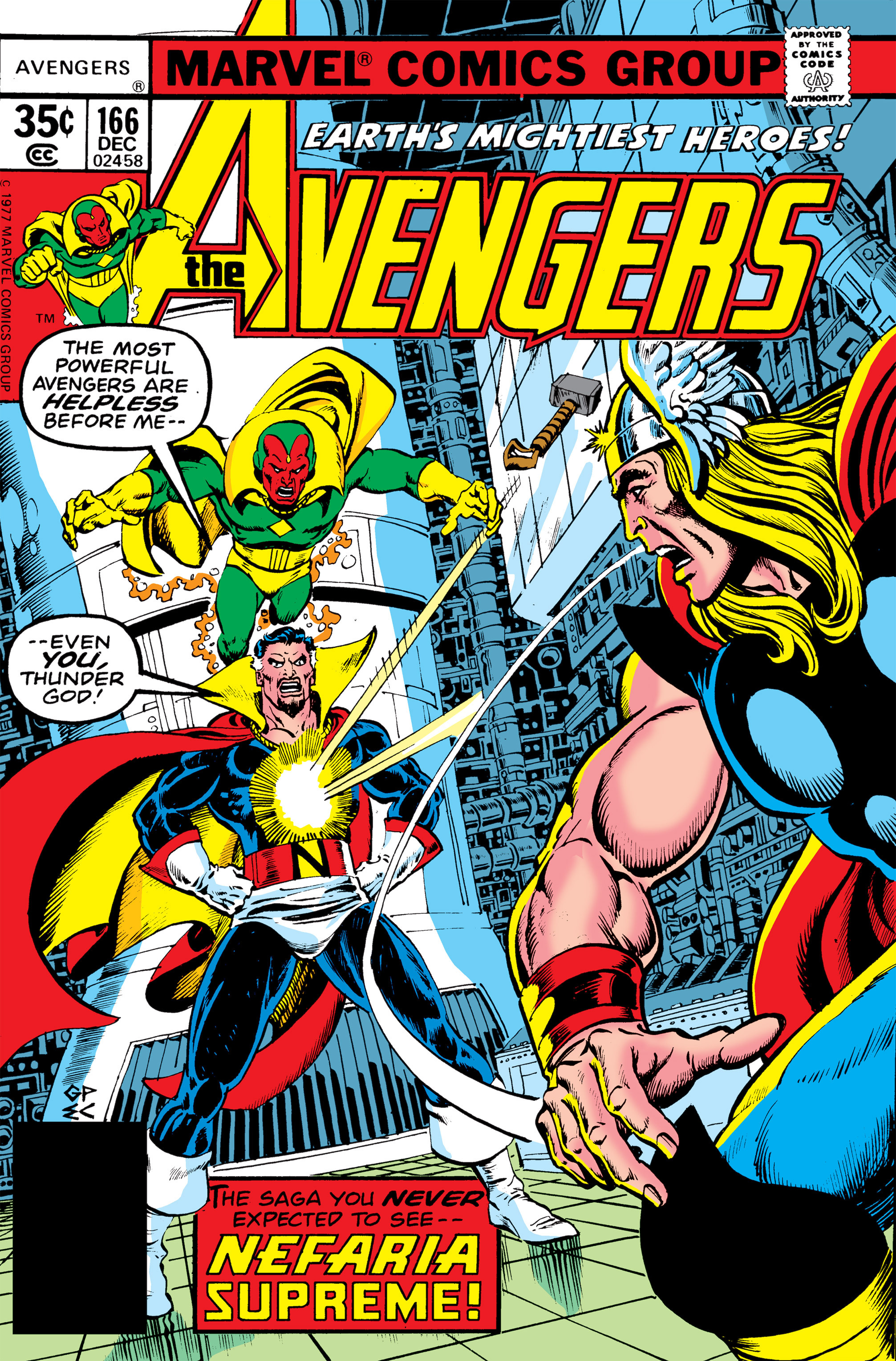 Read online The Avengers (1963) comic -  Issue #166 - 1