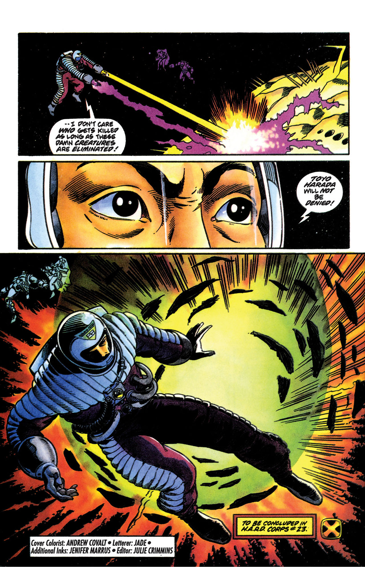 Read online X-O Manowar (1992) comic -  Issue #33 - 22