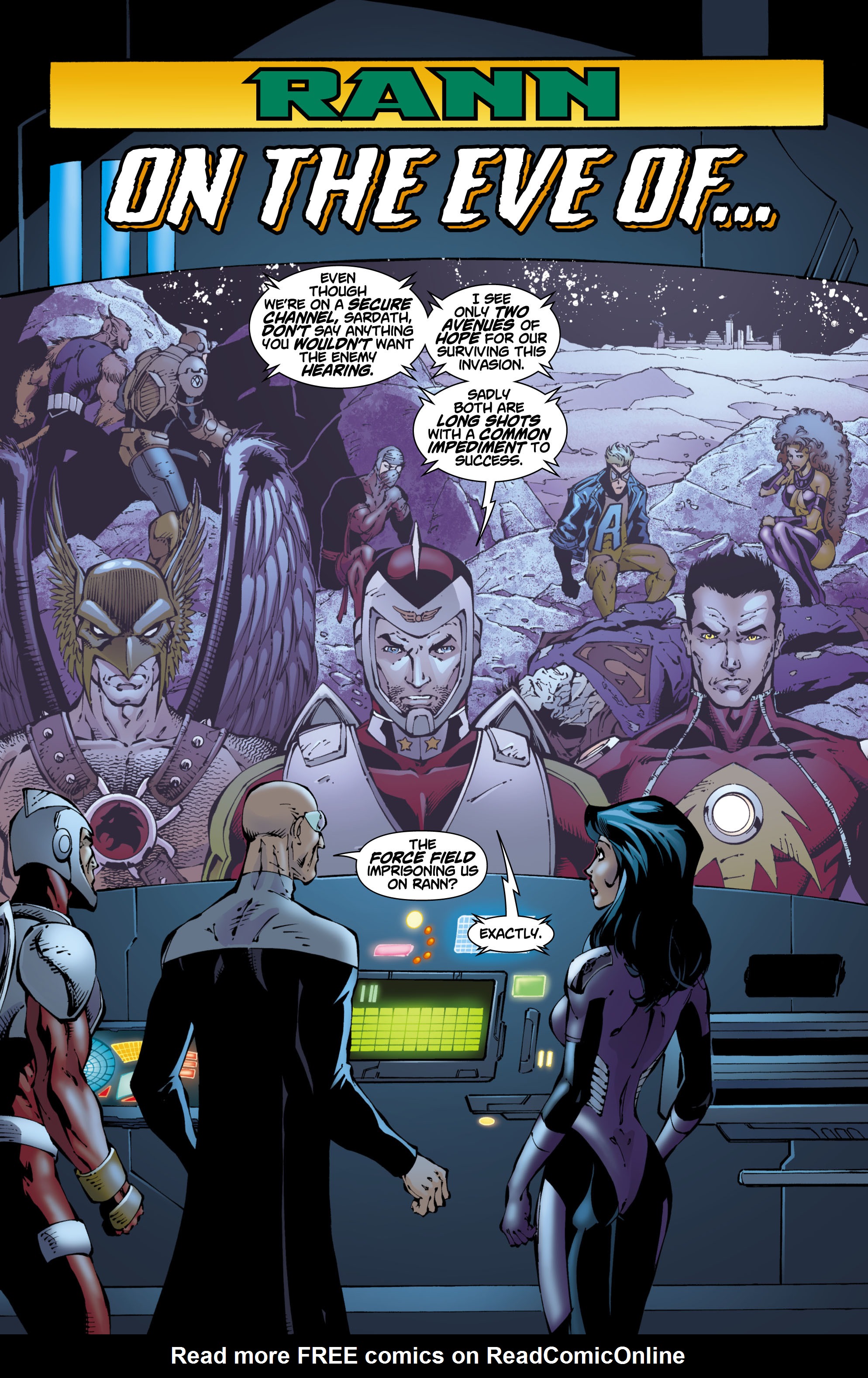Read online Rann/Thanagar Holy War comic -  Issue #7 - 2