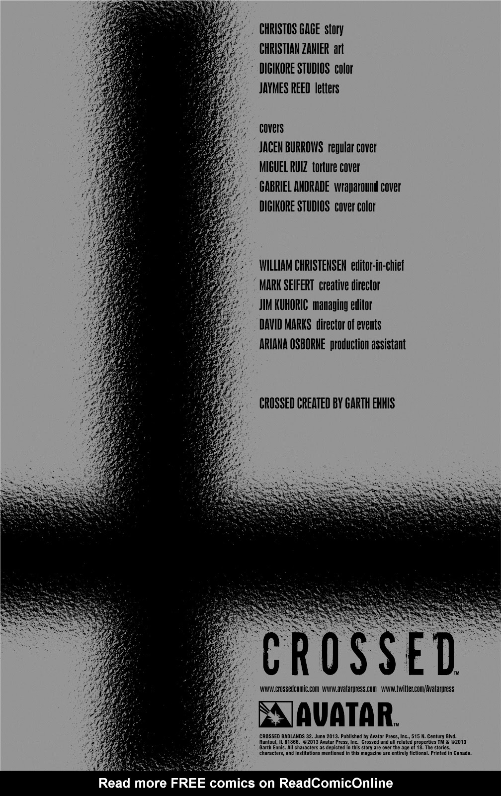 Crossed: Badlands issue 32 - Page 2