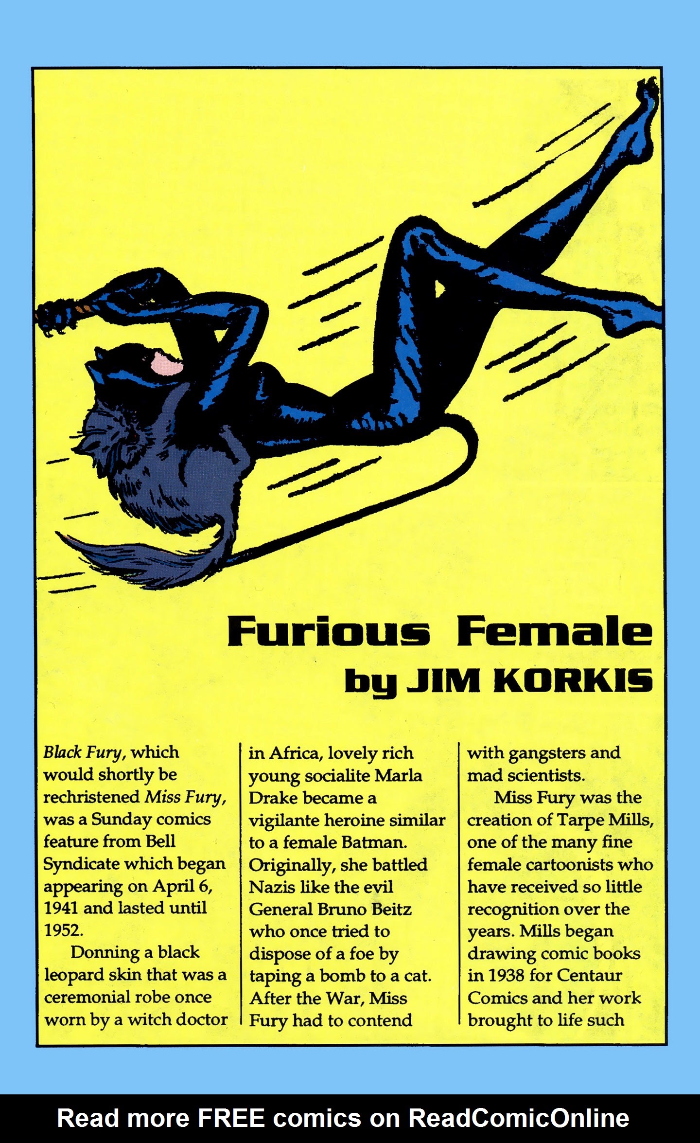 Read online Miss Fury in Full Color comic -  Issue # Full - 29