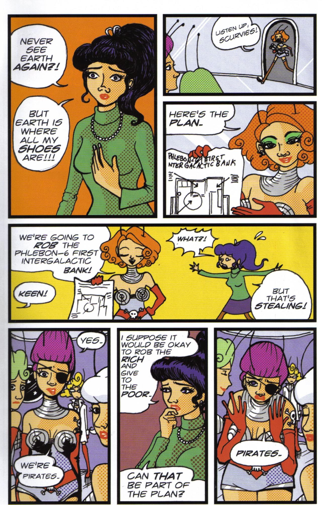 Read online I Was Kidnapped By Lesbian Pirates From Outer Space comic -  Issue #2 - 4