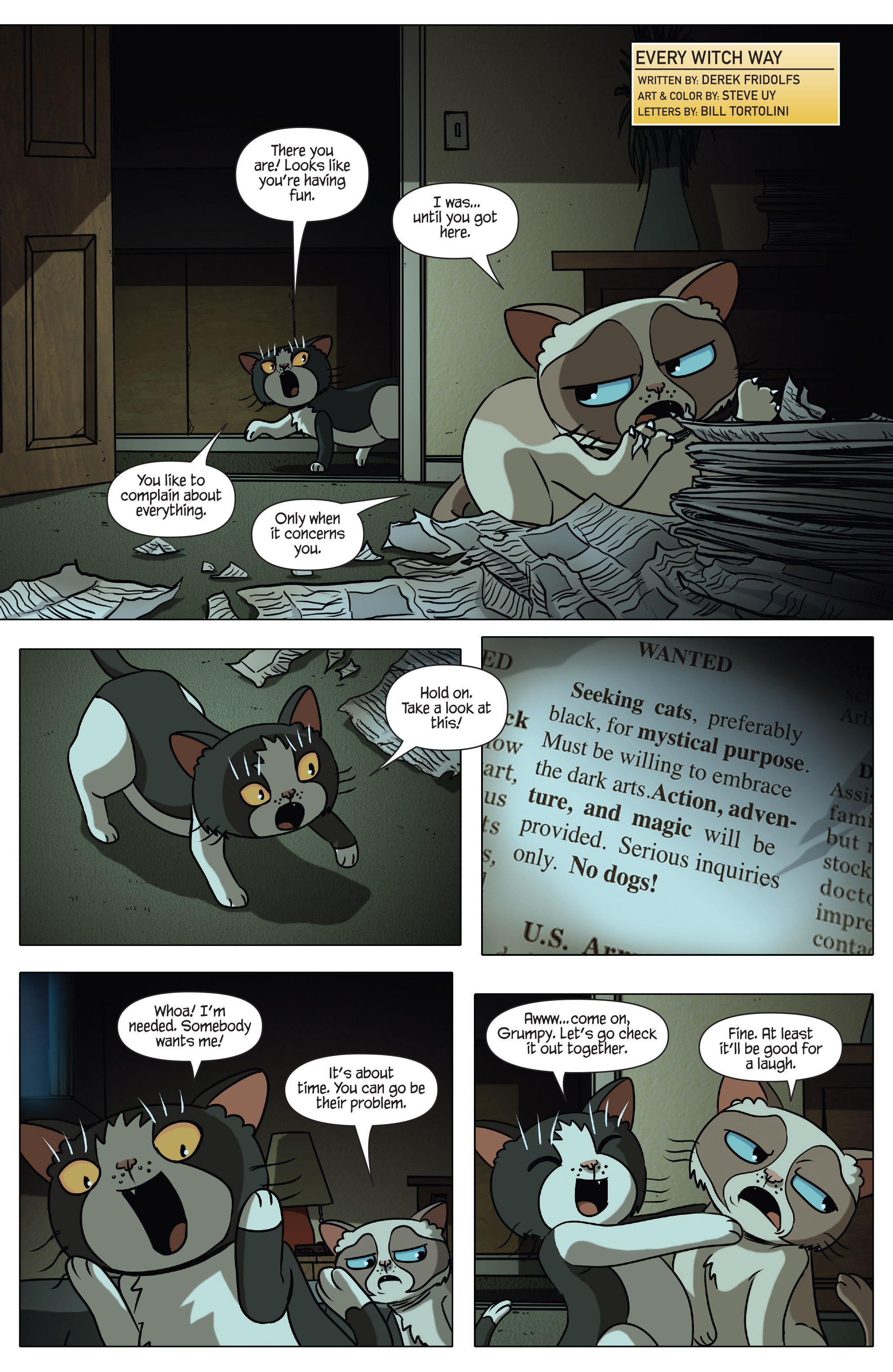 Read online Grumpy Cat & Pokey comic -  Issue #6 - 9