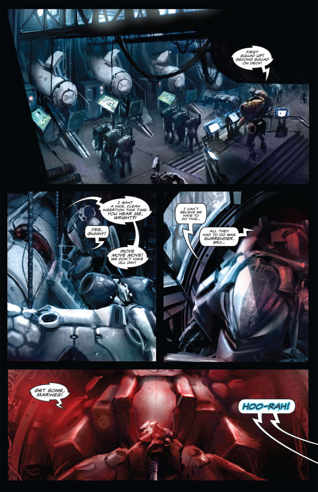 Read online Shrapnel: Aristeia Rising comic -  Issue #1 - 38