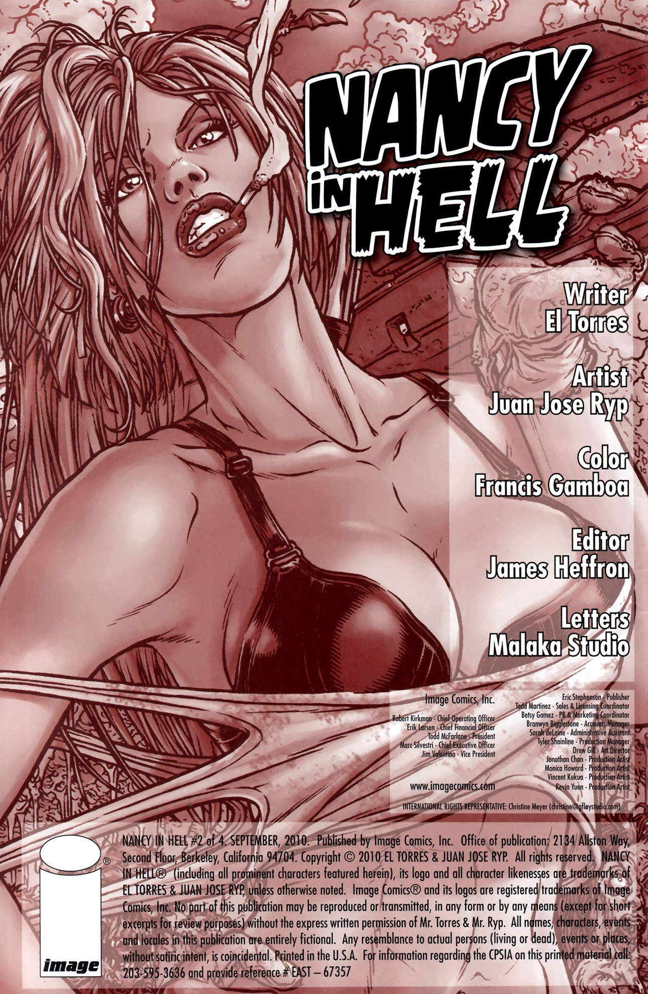 Read online Nancy in Hell comic -  Issue #2 - 2