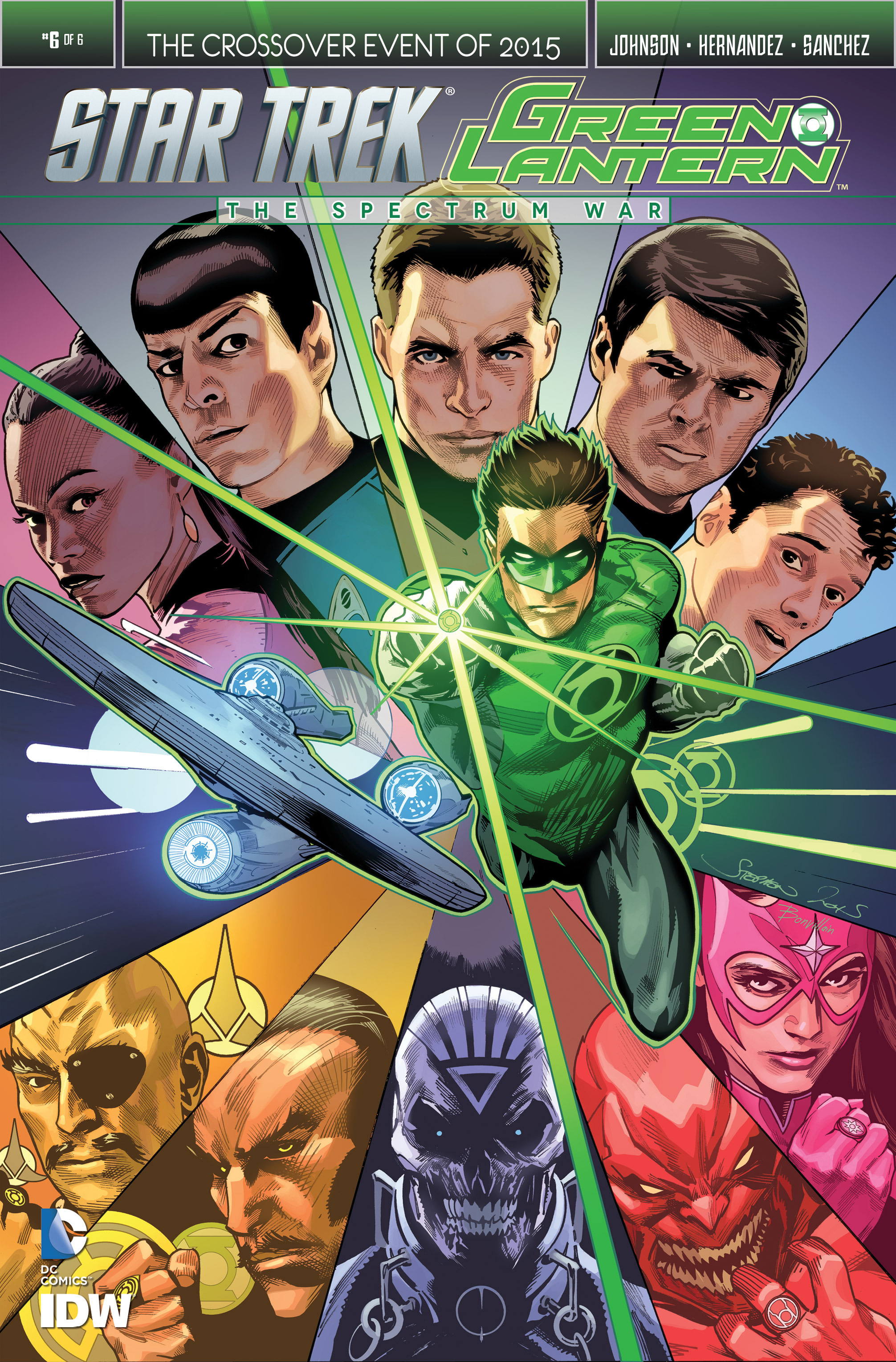 Read online Star Trek/Green Lantern (2015) comic -  Issue #6 - 1