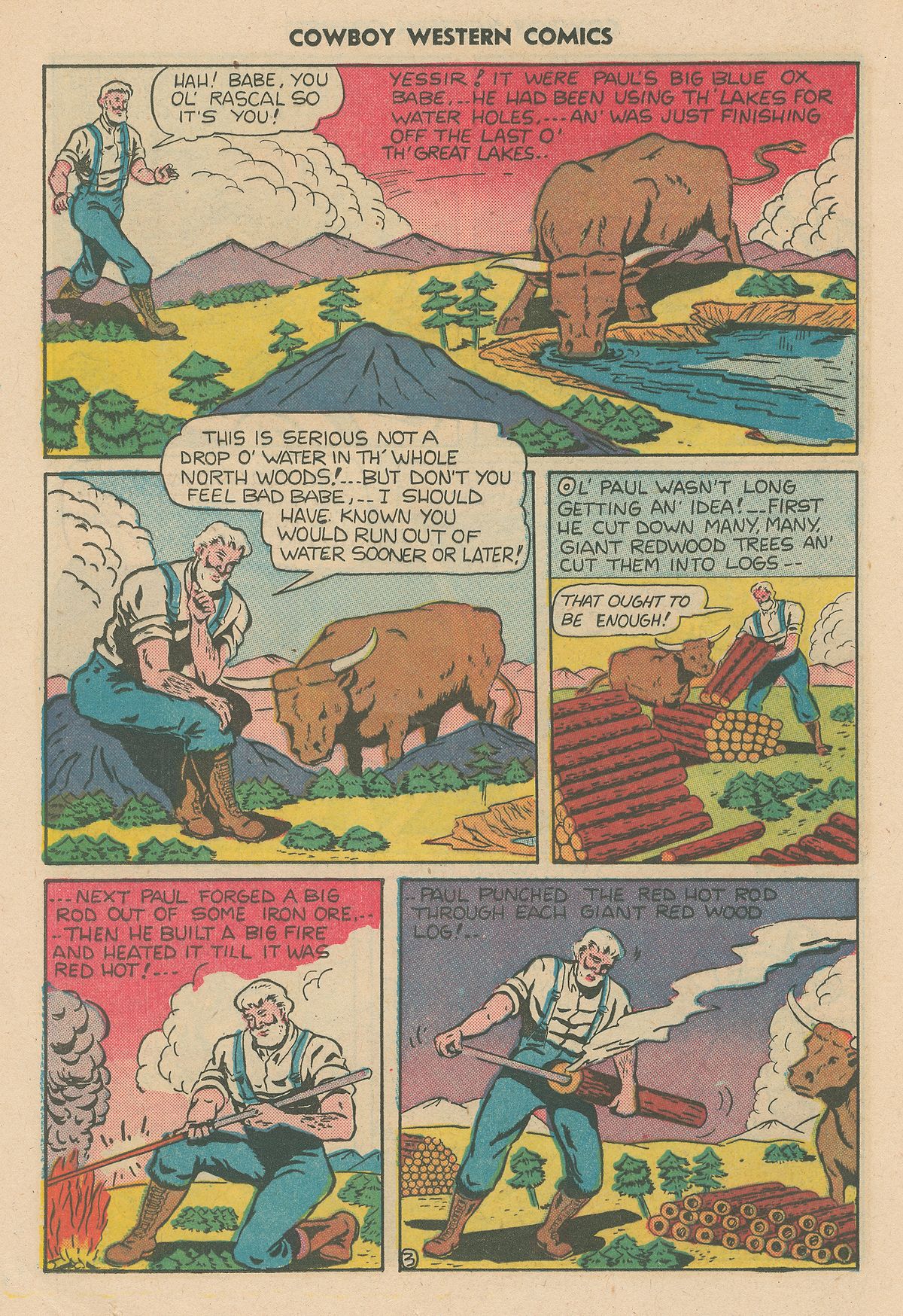 Read online Cowboy Western Comics (1948) comic -  Issue #31 - 24