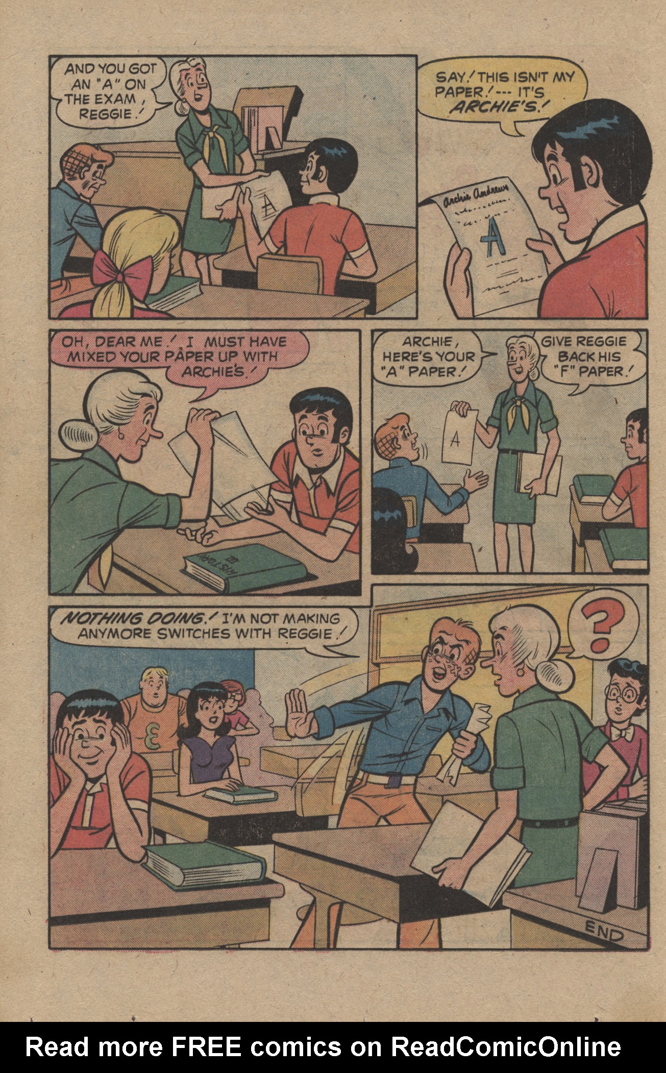 Read online Reggie and Me (1966) comic -  Issue #81 - 24