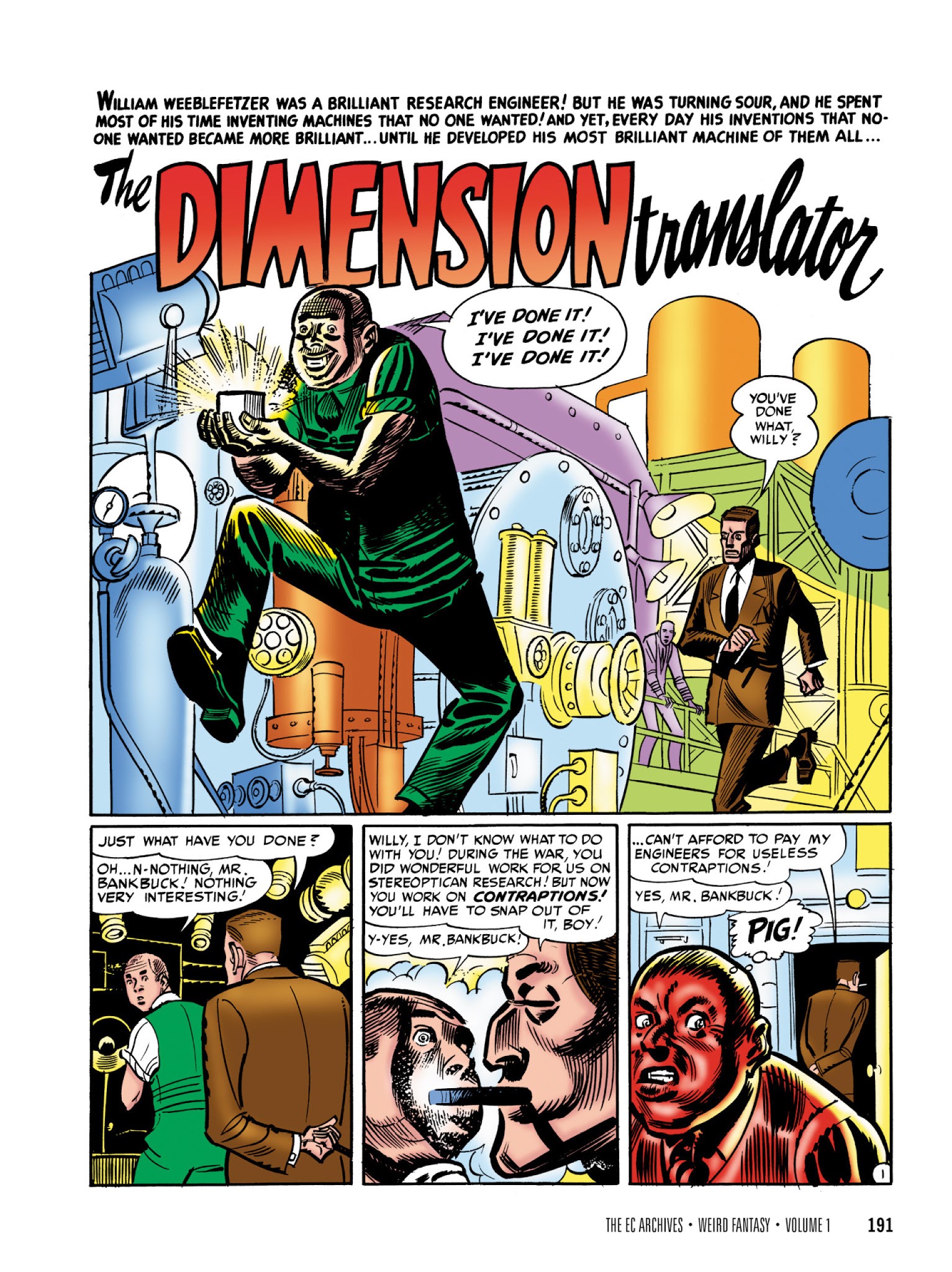 Read online The EC Archives: Weird Fantasy comic -  Issue # TPB 1 - 193