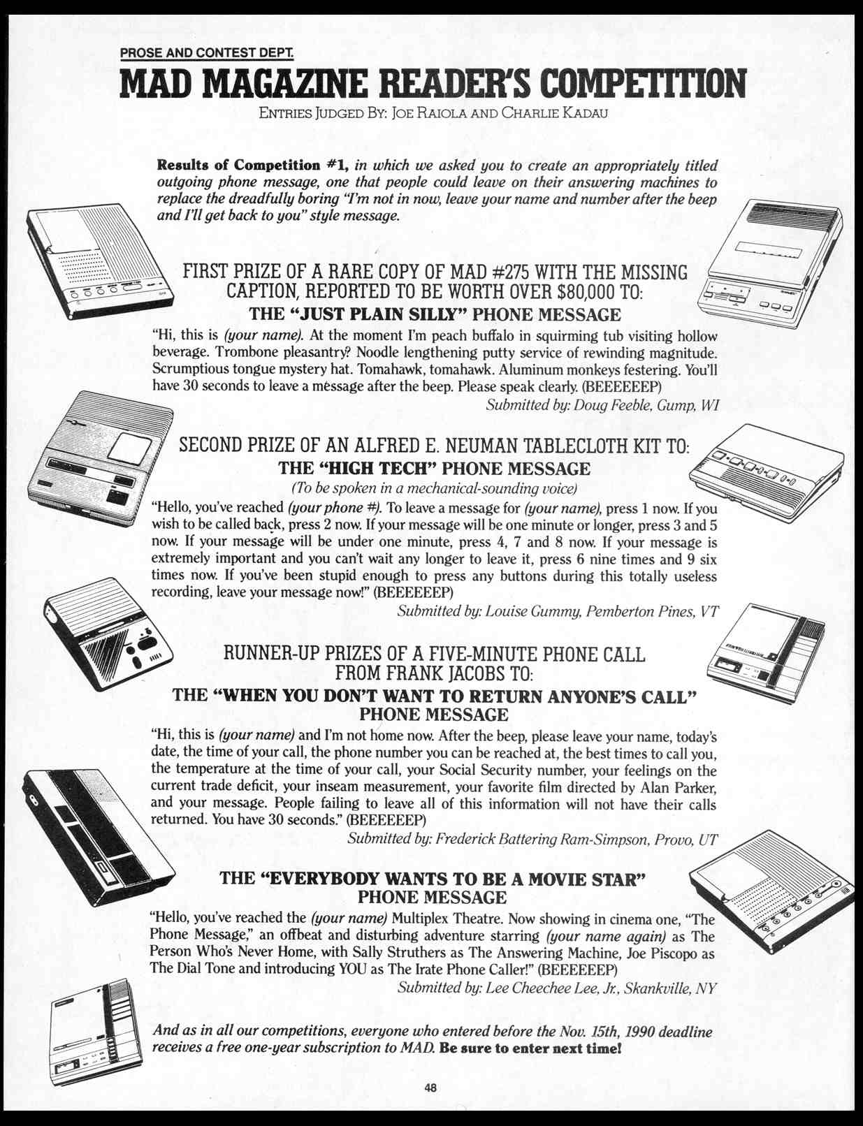 Read online MAD comic -  Issue #301 - 51