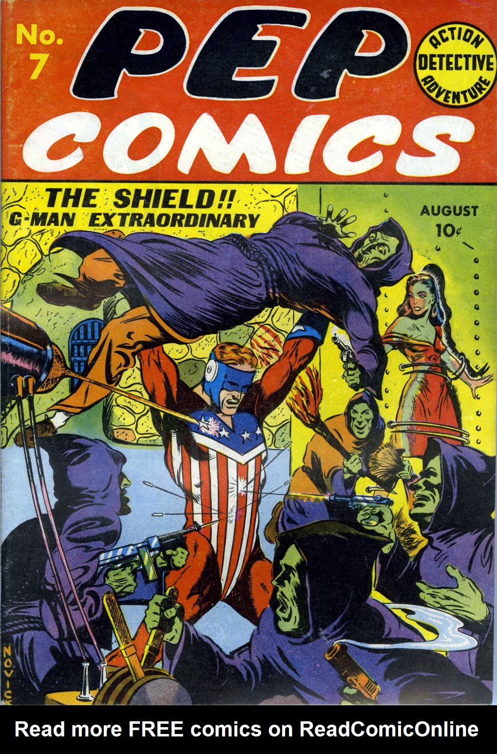 Read online Pep Comics comic -  Issue #7 - 1