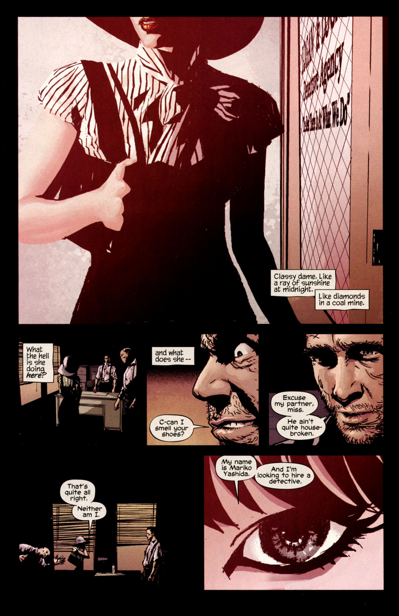 Read online Wolverine Noir comic -  Issue #1 - 6