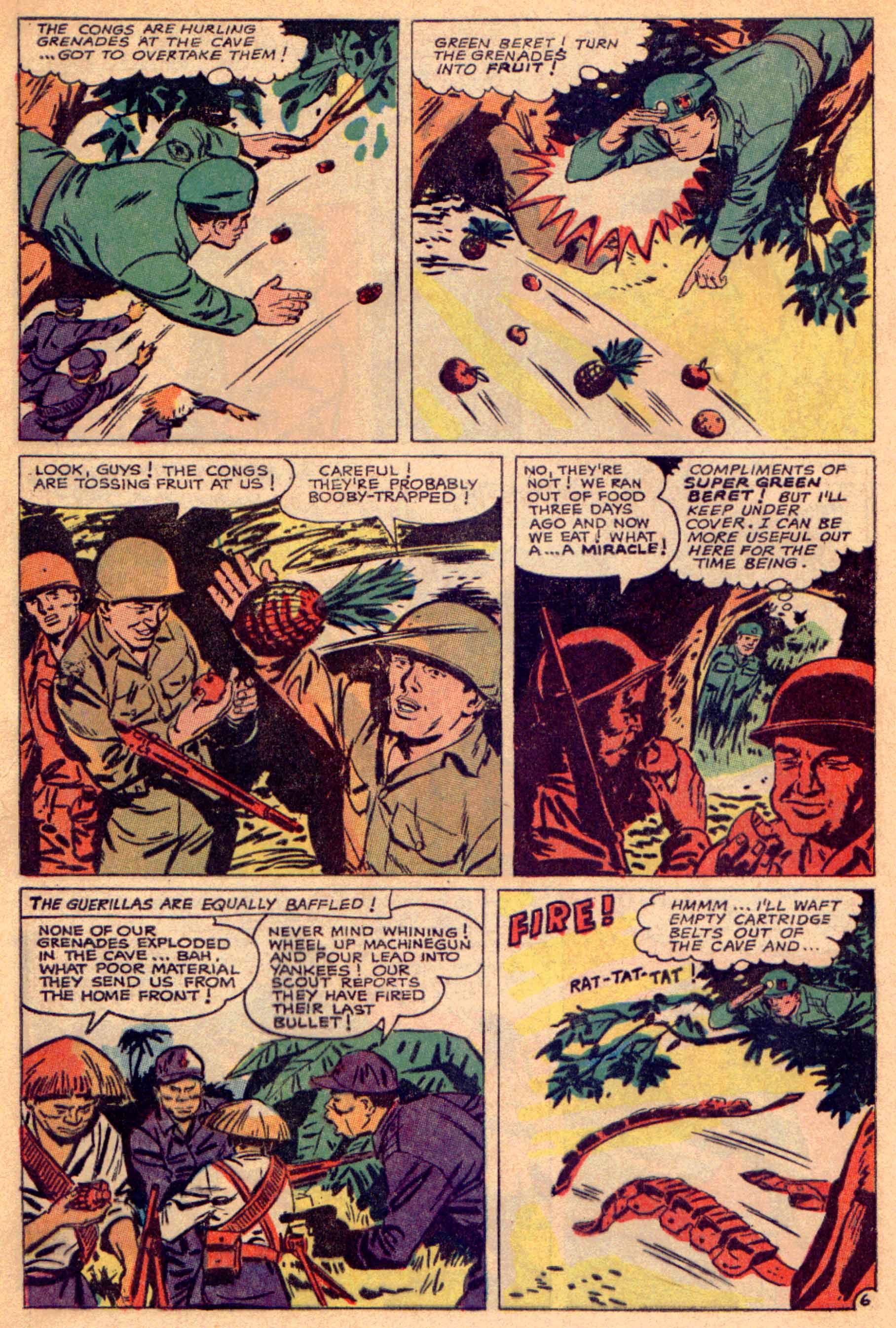 Read online Super Green Beret comic -  Issue #1 - 8