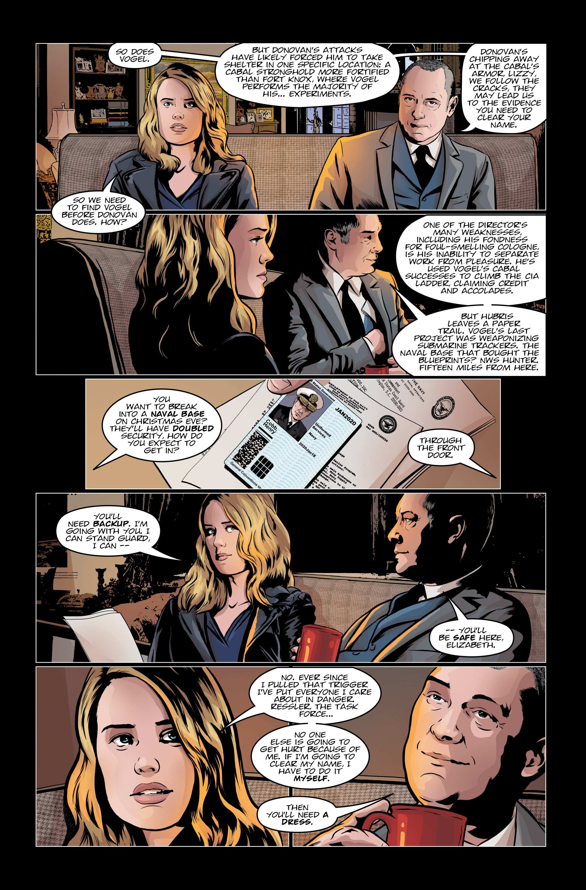 Read online The Blacklist comic -  Issue #9 - 16