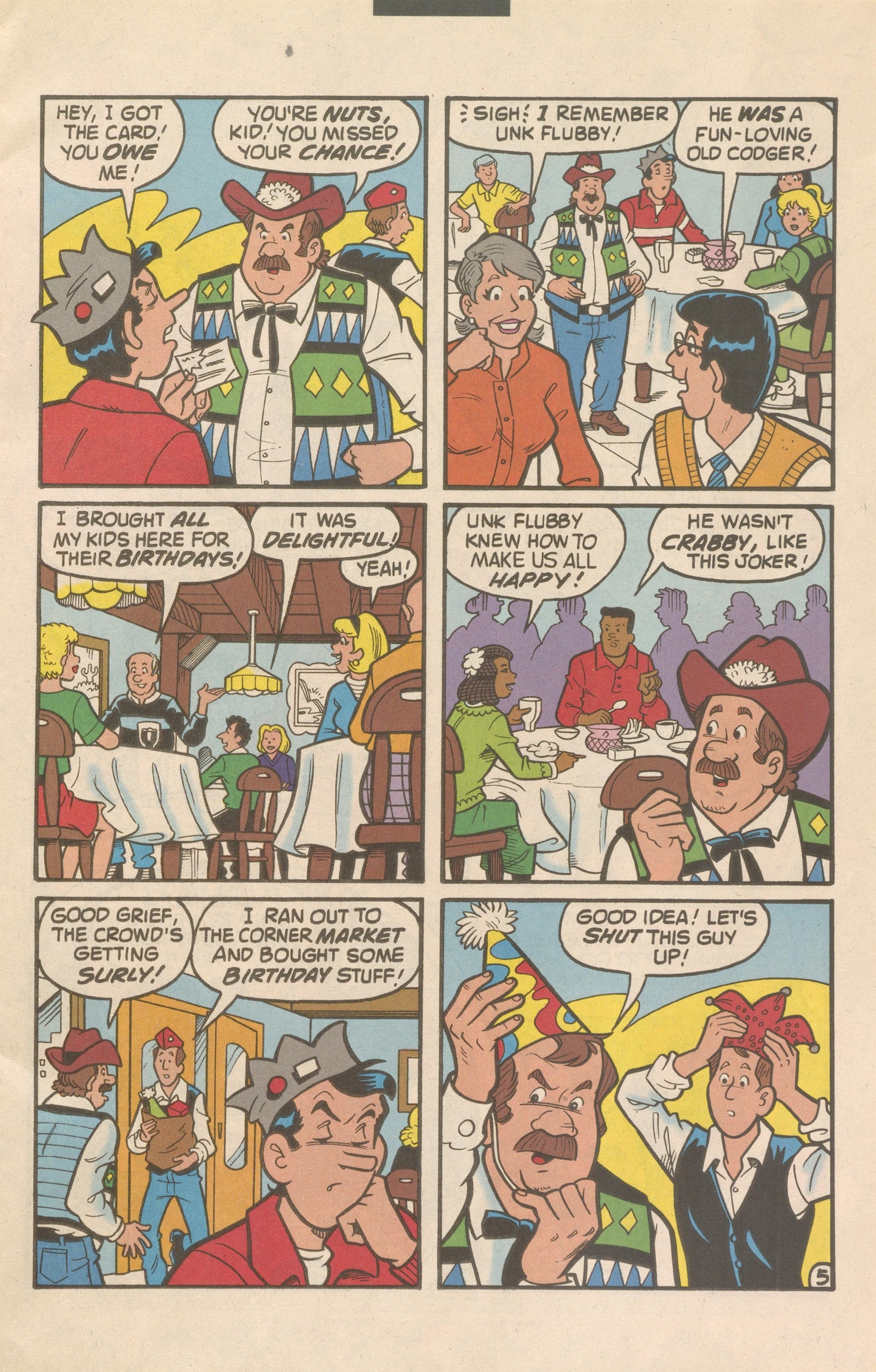 Read online Archie's Pal Jughead Comics comic -  Issue #115 - 7