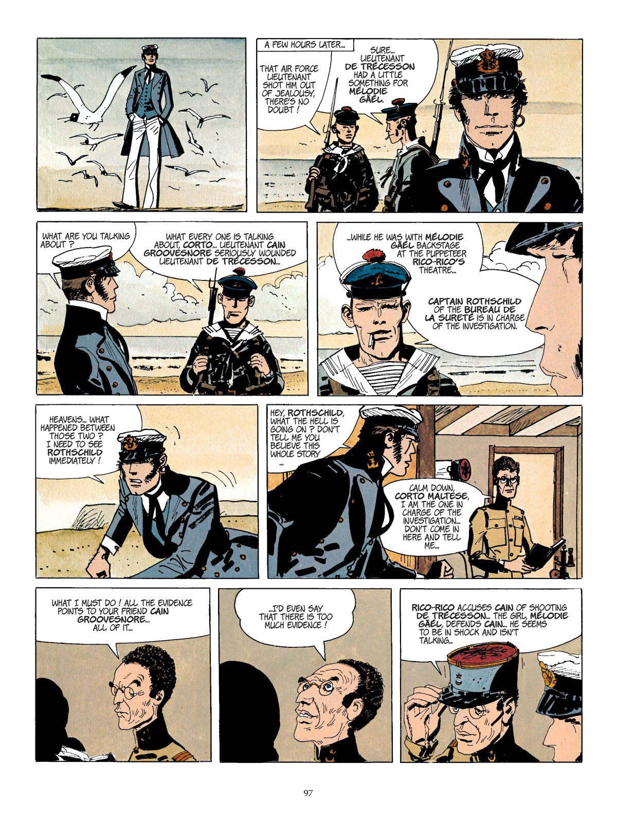 Read online Corto Maltese comic -  Issue # TPB 7 (Part 1) - 89
