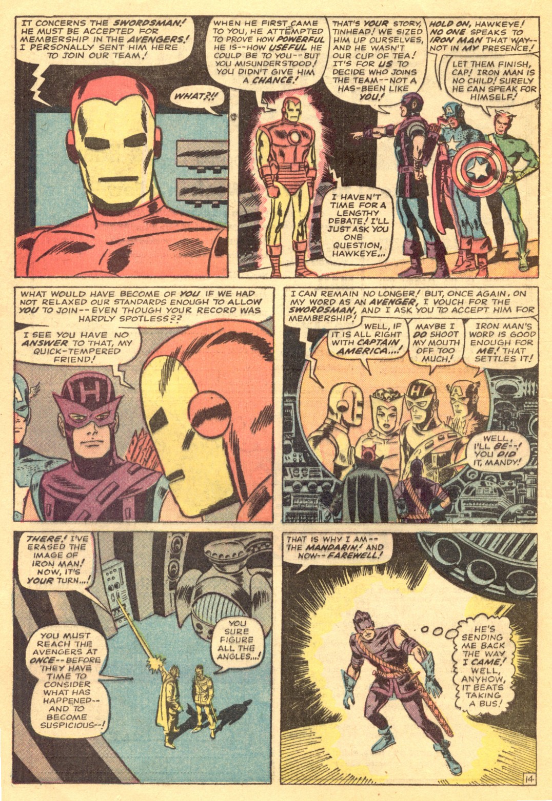 Read online The Avengers (1963) comic -  Issue #20 - 20