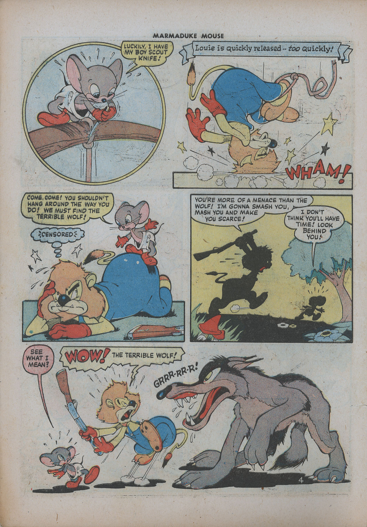 Read online Marmaduke Mouse comic -  Issue #3 - 6