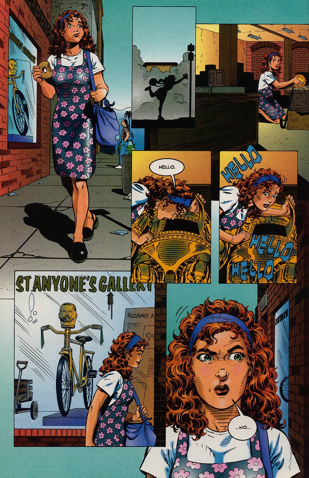 Read online Neil Gaiman's Mr. Hero - The Newmatic Man (1995) comic -  Issue #1 - 17